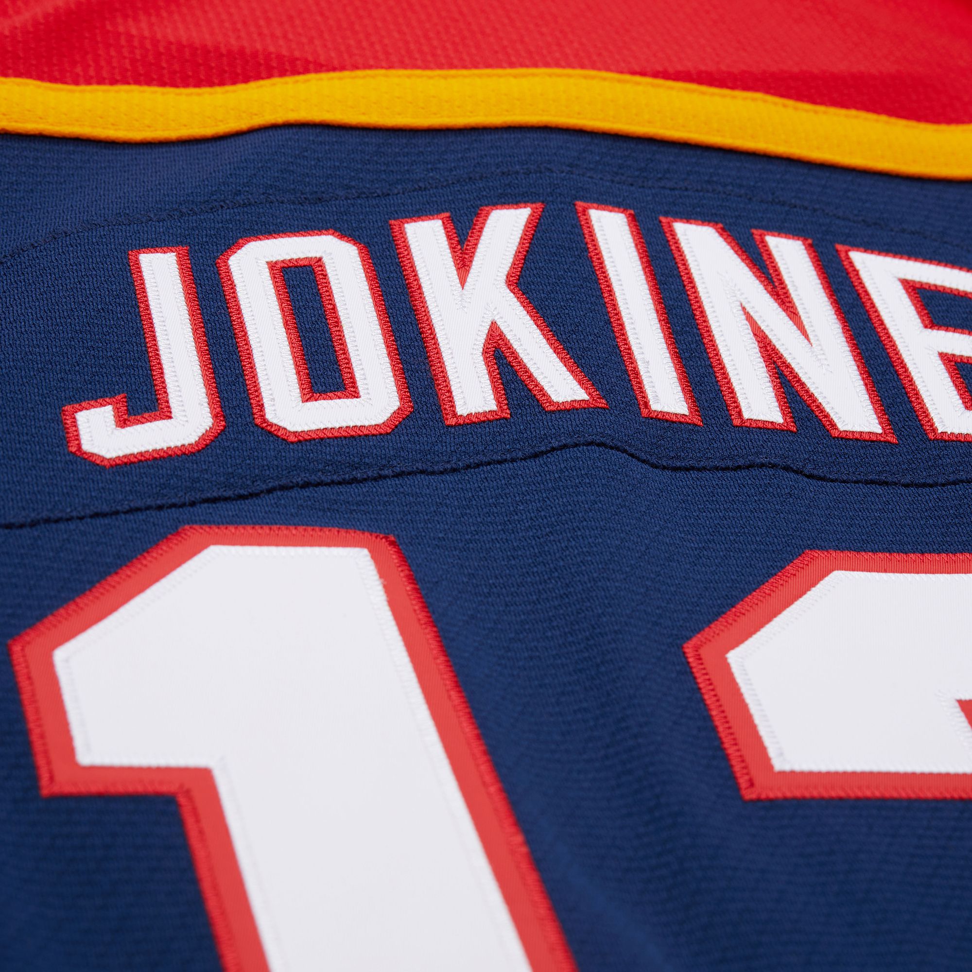 Mitchell & Ness Men's Florida Panthers Olli Jokinen #12 Navy Vintage '03 Jersey product image