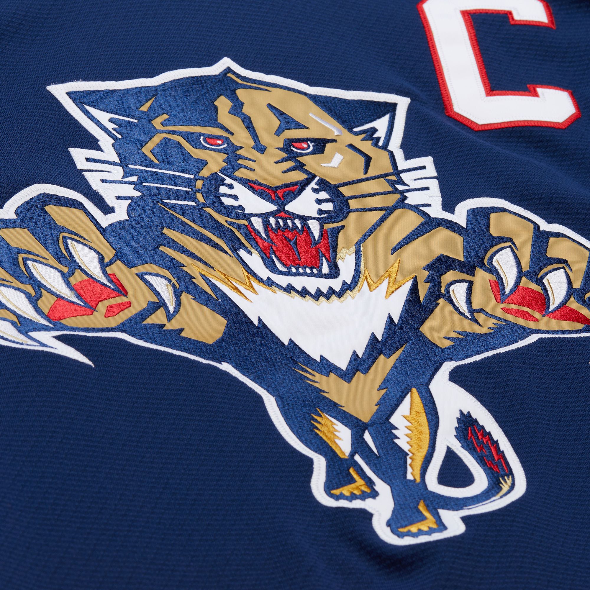 Mitchell & Ness Men's Florida Panthers Olli Jokinen #12 Navy Vintage '03 Jersey product image