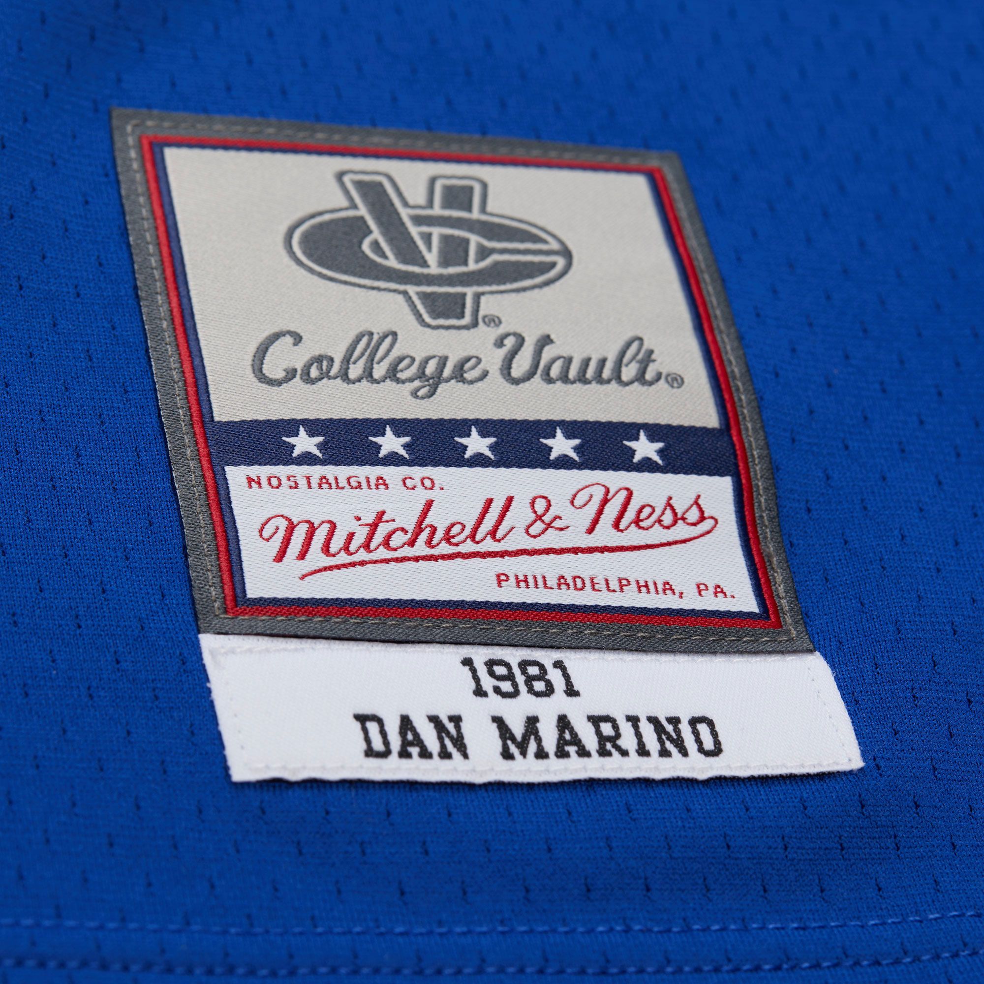 Mitchell & Ness Adult Pitt Panthers Dan Marino #13 Blue 1981 Jersey product image