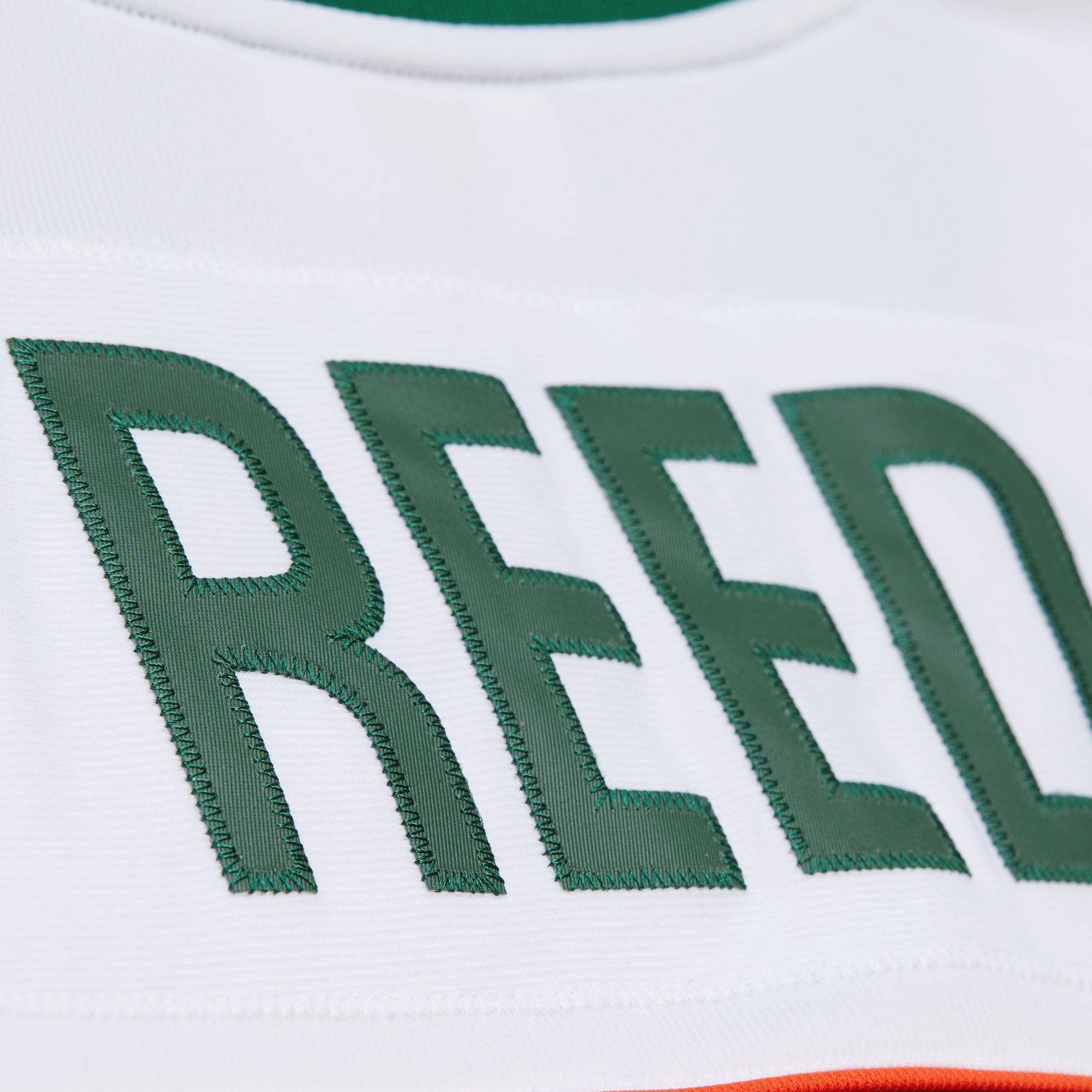 Mitchell & Ness Men's Miami Hurricanes Ed Reed #21 White Football Jersey product image