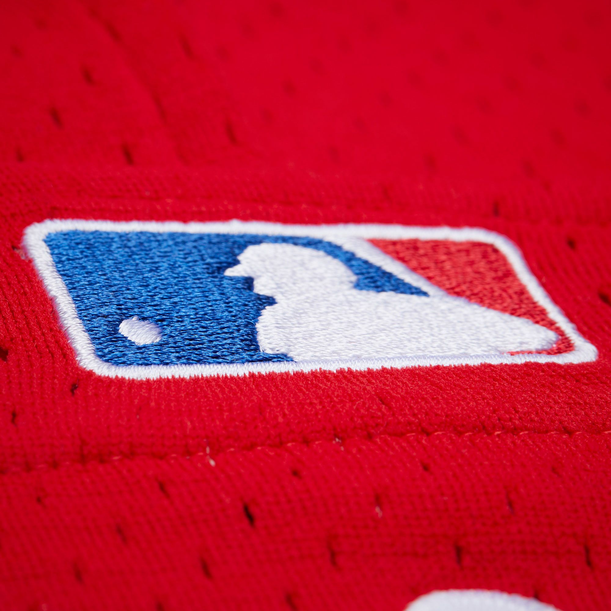 Mitchell & Ness Men's Philadelphia Phillies Jimmy Rollins #11 Red Mesh Alternate Jersey product image