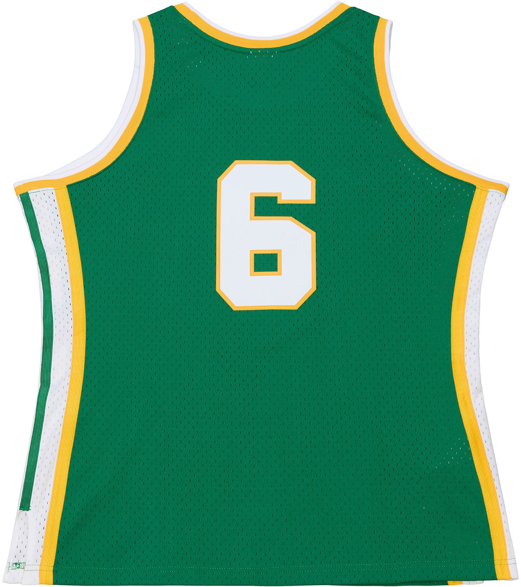 Mitchell & Ness Men's USF Bill Russell #6 Green Replica Throwback Jersey product image