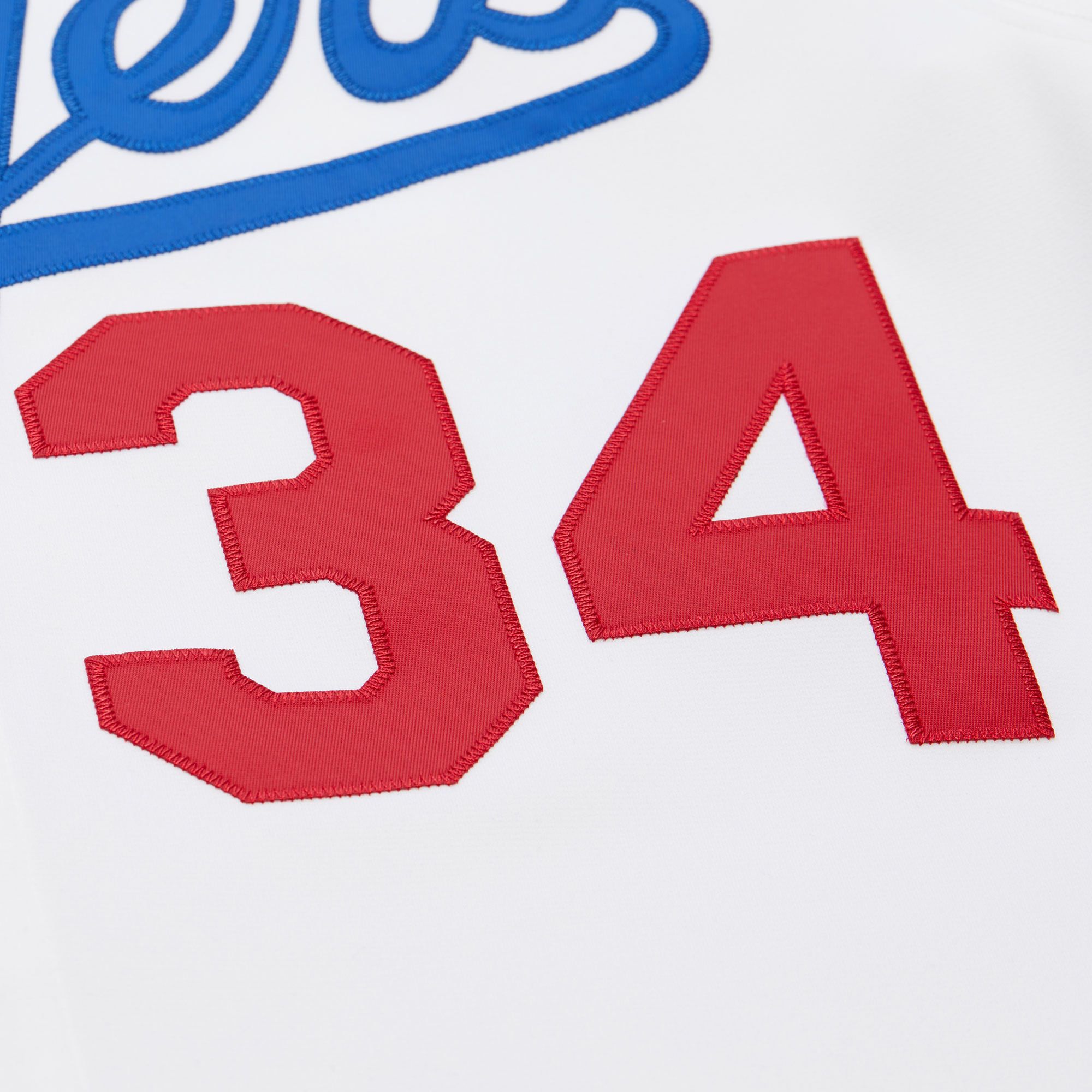 Mitchell & Ness Men's Los Angeles Dodgers White Fernando Valenzuela #34 Cooperstown Authentic Jersey product image