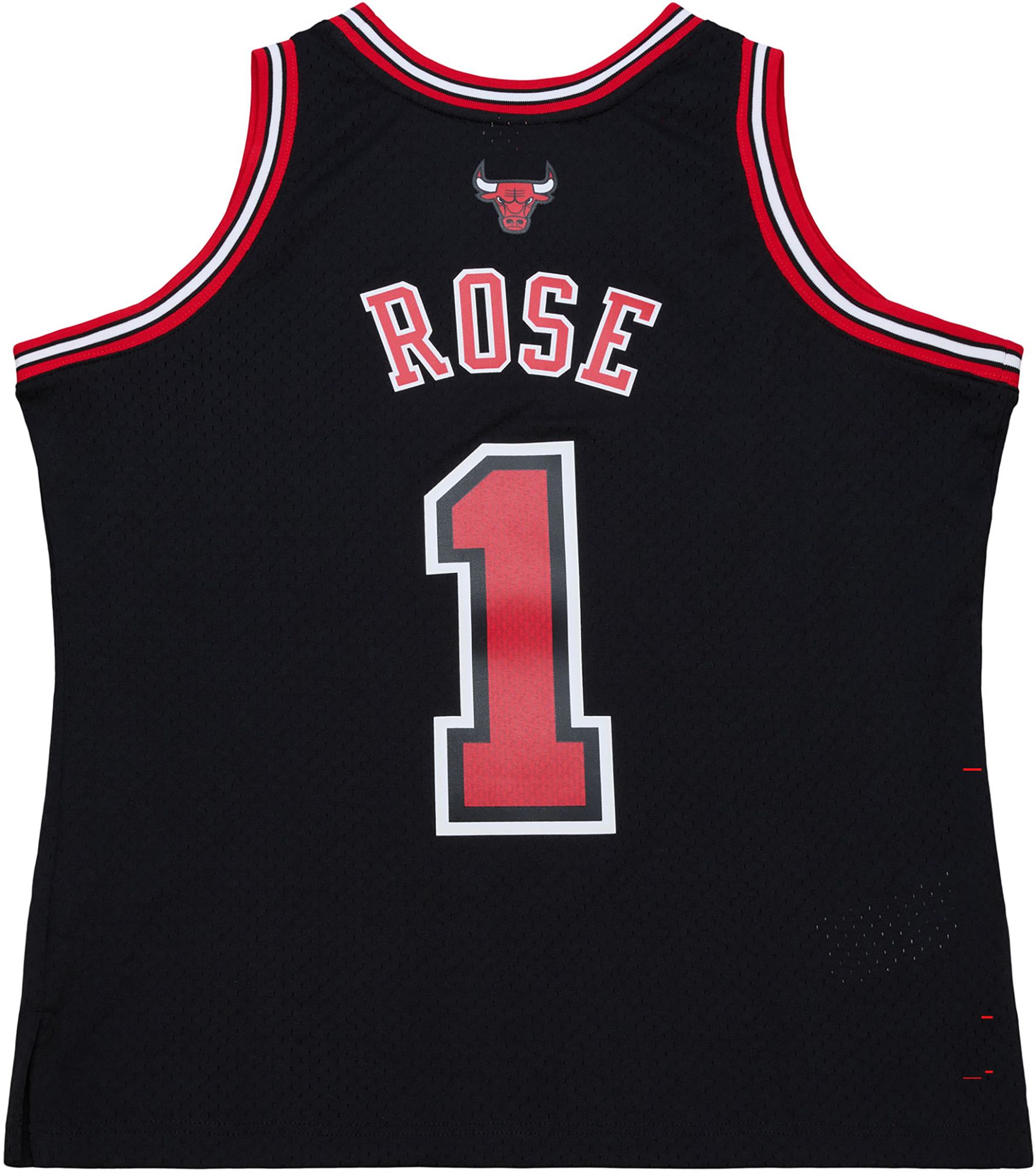 Mitchell & Ness Adult Chicago Bulls Derrick Rose #1 Black Hardwood Classic 2010 Replica Jersey product image