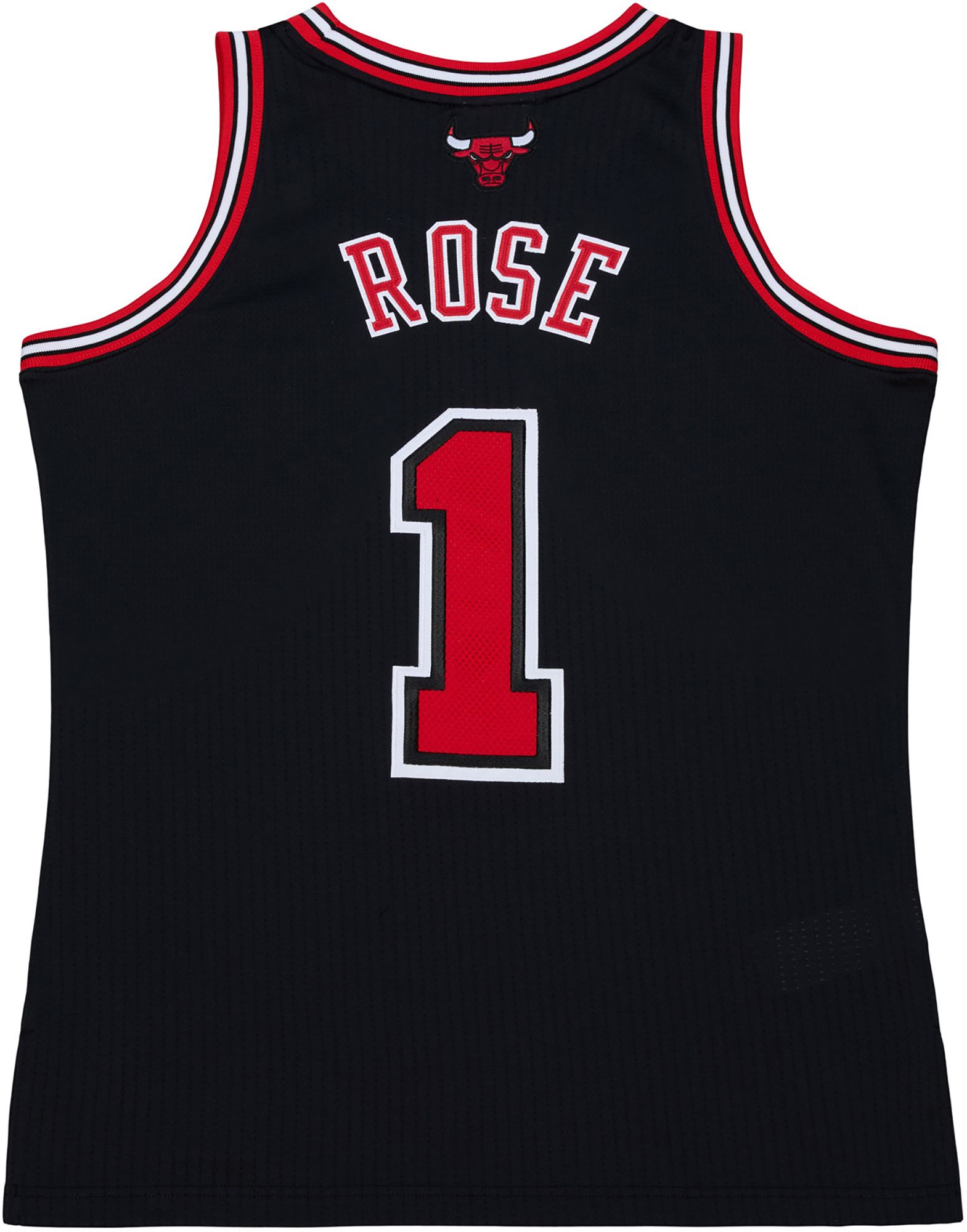 Mitchell & Ness Adult Chicago Bulls Derrick Rose #1 Black Hardwood Classic 2010 Authentic Jersey product image
