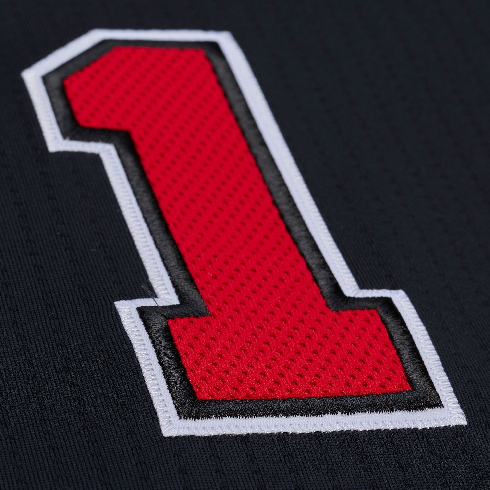 Mitchell & Ness Adult Chicago Bulls Derrick Rose #1 Black Hardwood Classic 2010 Authentic Jersey product image