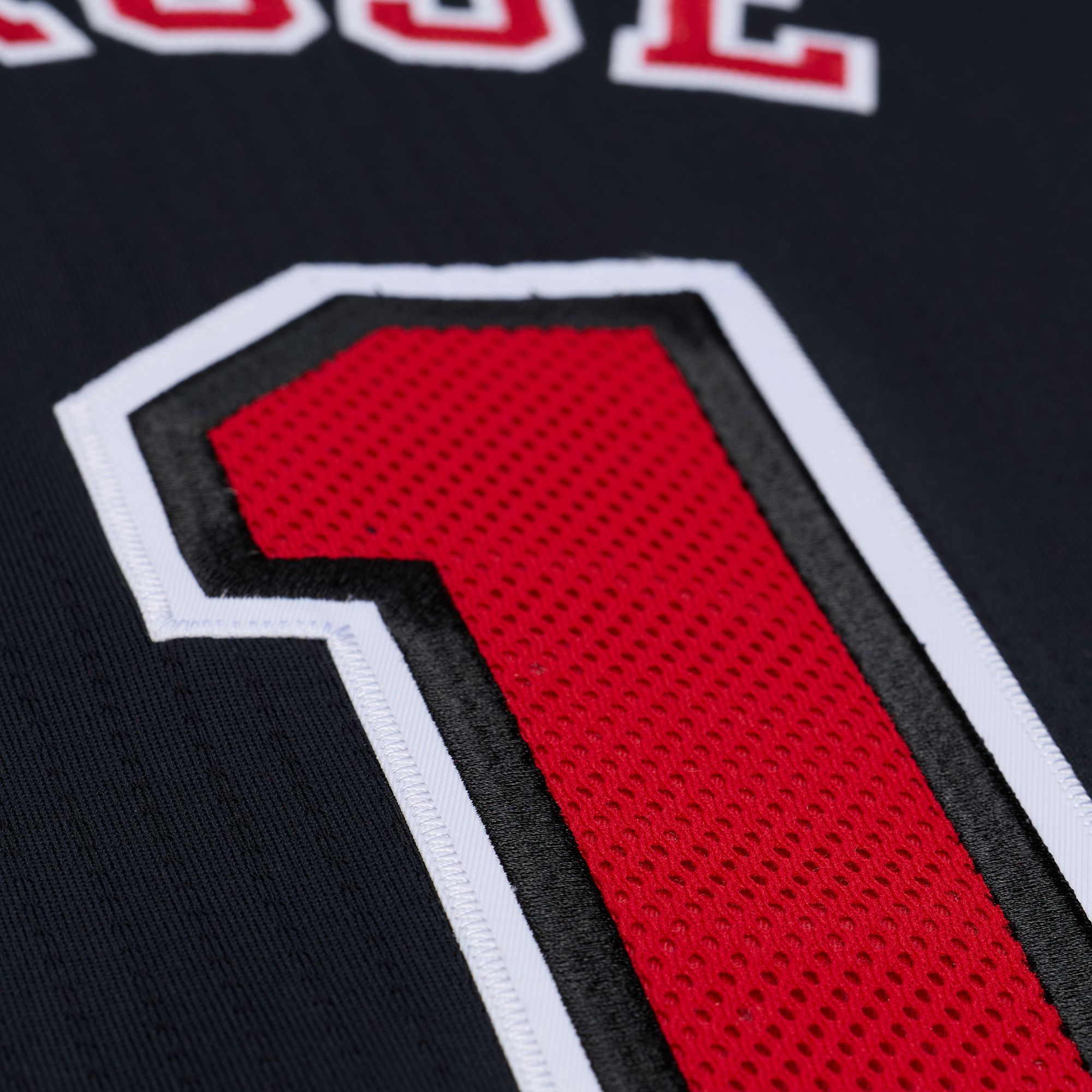 Mitchell & Ness Adult Chicago Bulls Derrick Rose #1 Black Hardwood Classic 2010 Authentic Jersey product image