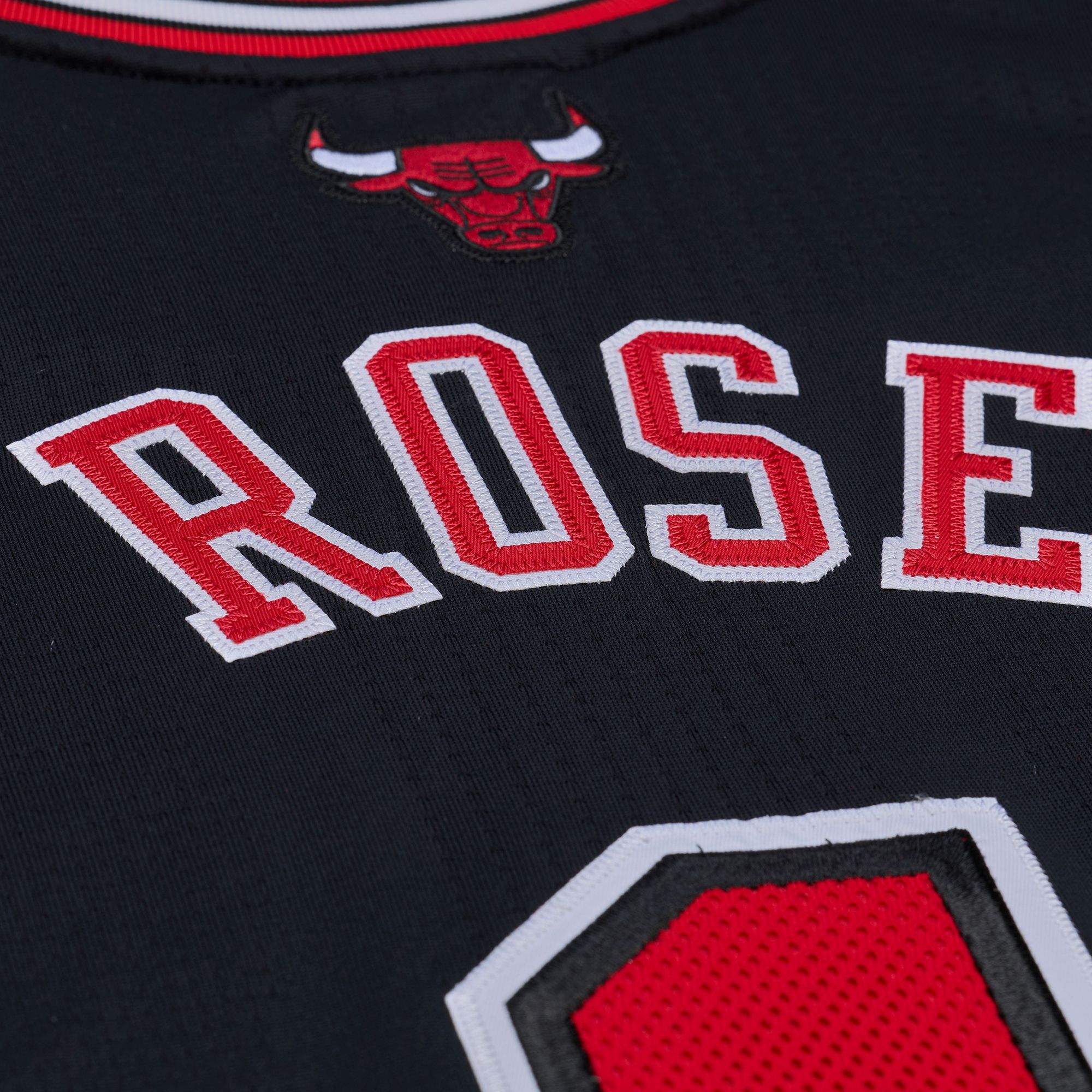 Mitchell & Ness Adult Chicago Bulls Derrick Rose #1 Black Hardwood Classic 2010 Authentic Jersey product image