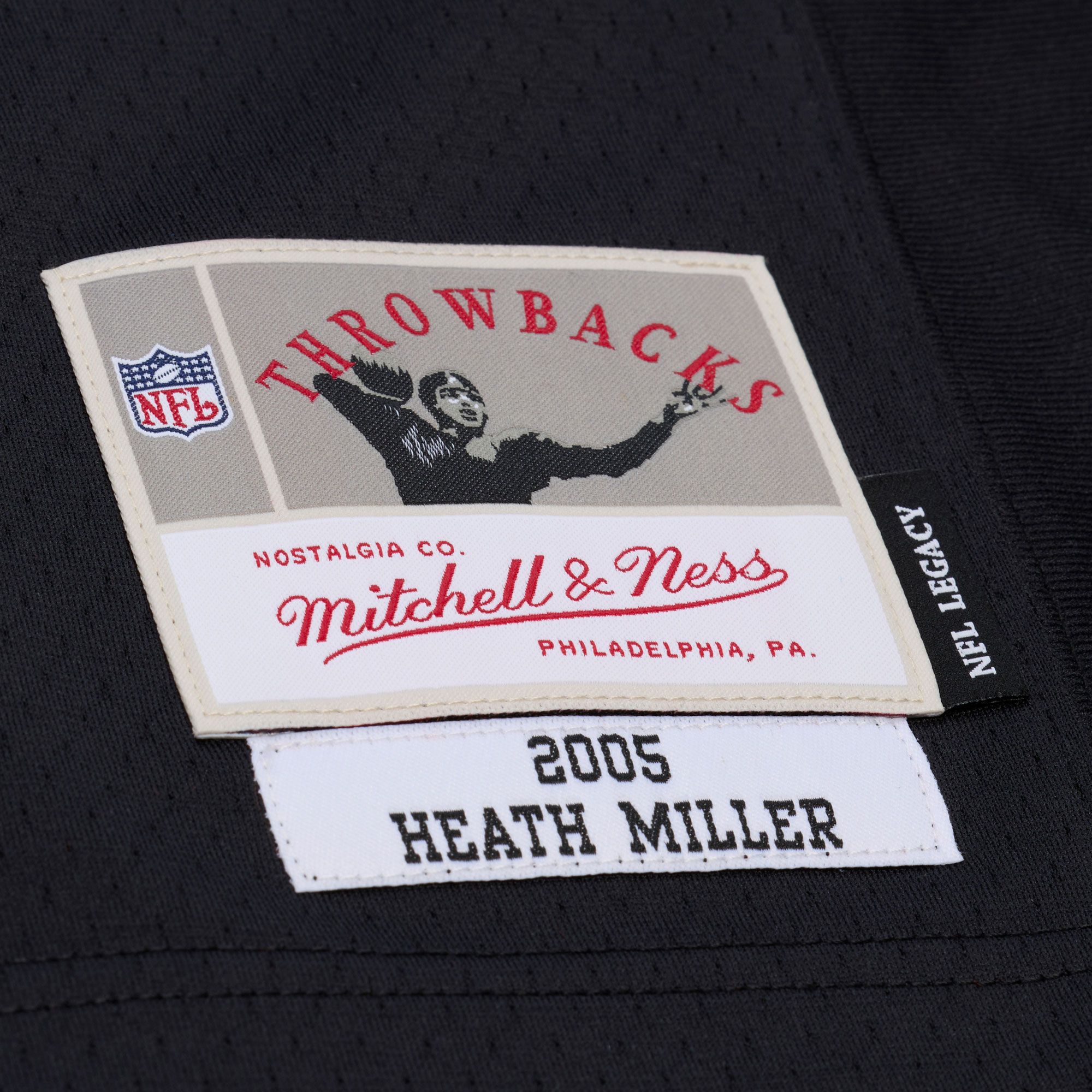 Mitchell & Ness Men's Pittsburgh Steelers Heath Miller #83 Black Legacy Jersey product image