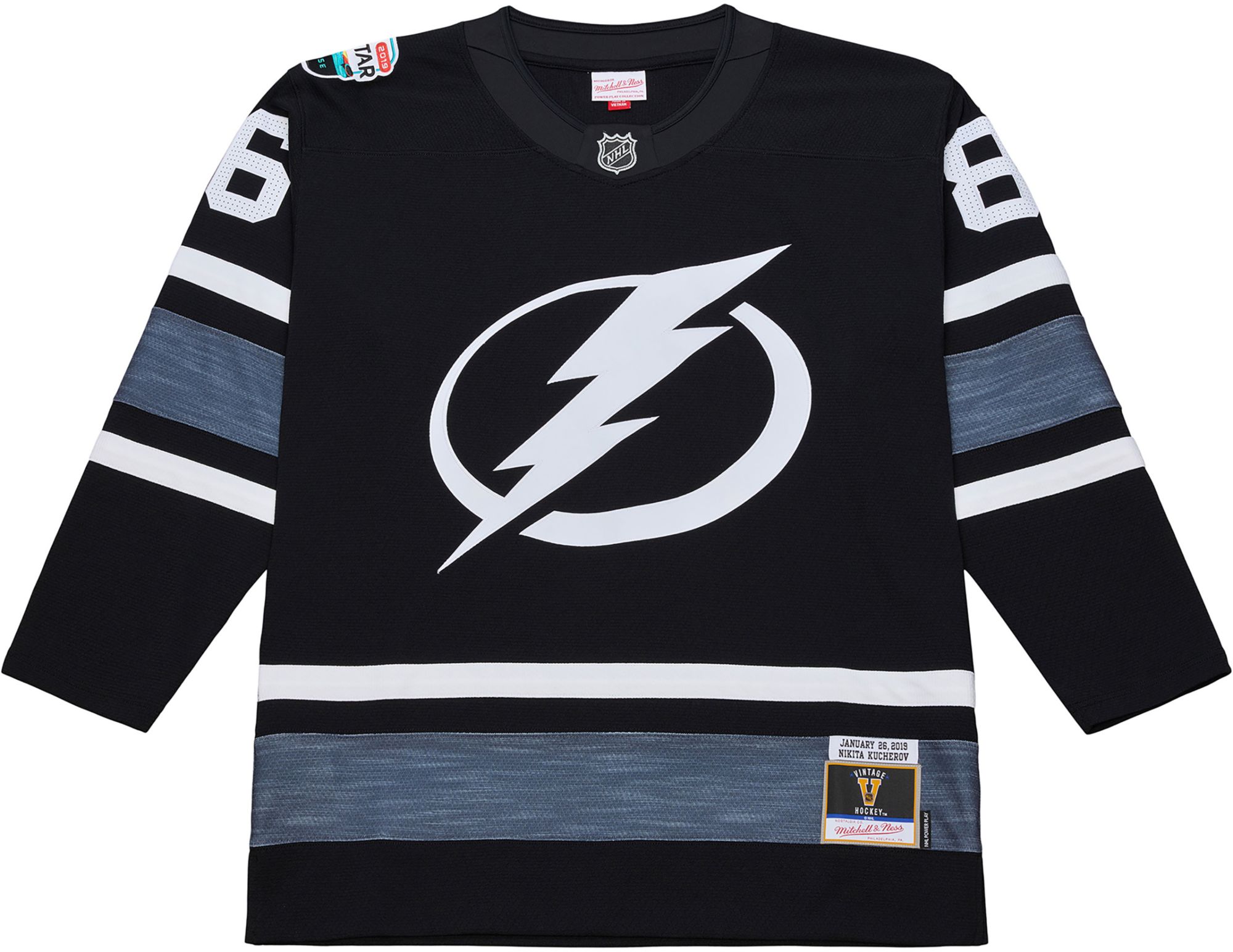 Mitchell & Ness Men's Seattle Kraken Black/White Nikita Kucherov #86 All Star Game 2019 Jersey product image