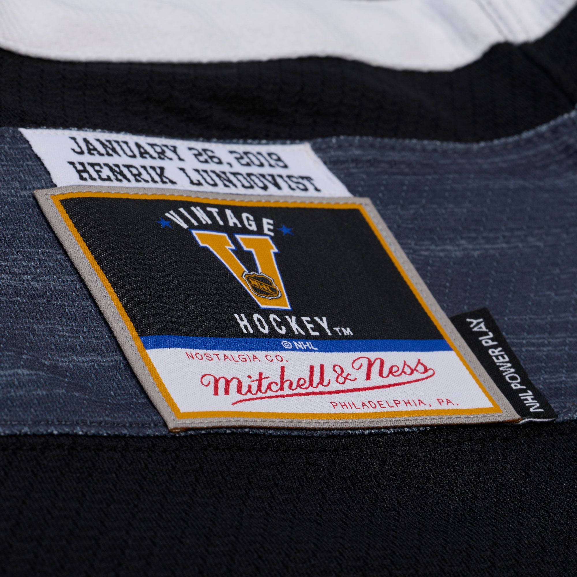 Mitchell & Ness Men's Seattle Kraken Black/White Henrik Lundqvist #30 All Star Game 2019 Jersey product image