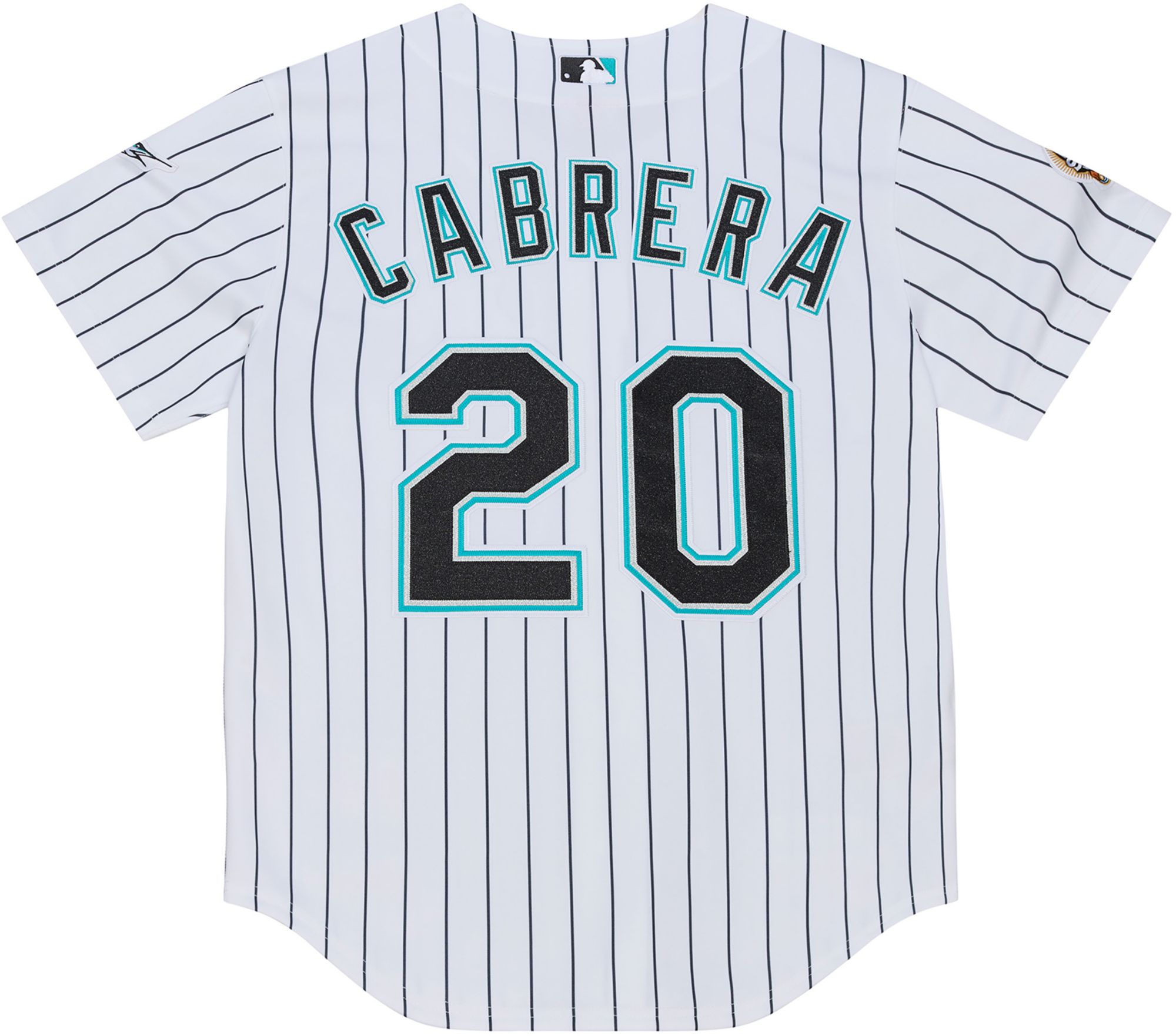 Mitchell & Ness Men's Miami Marlins Melky Cabrera #53 White Authentic Home Jersey product image