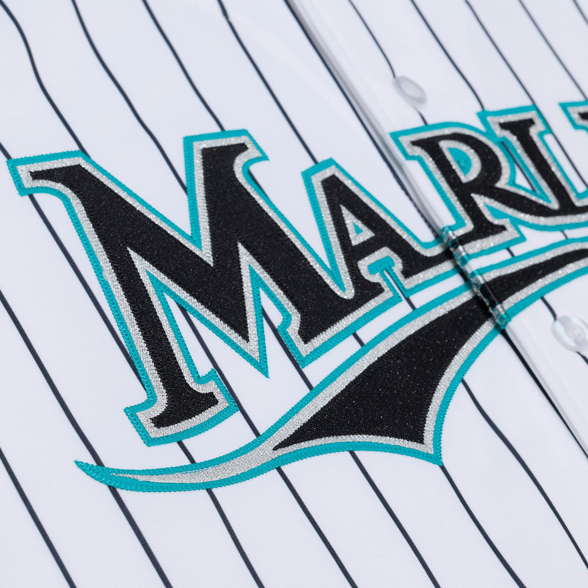 Mitchell & Ness Men's Miami Marlins Melky Cabrera #53 White Authentic Home Jersey product image