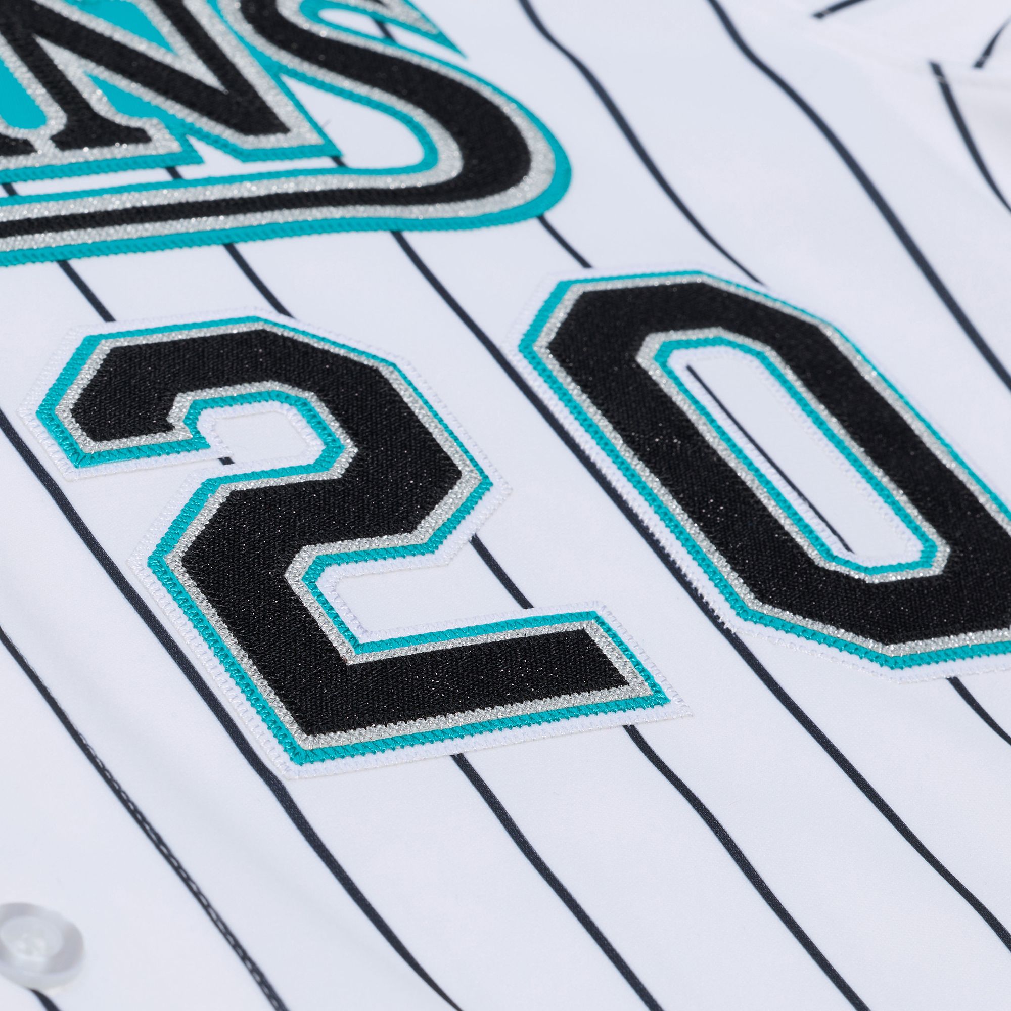 Mitchell & Ness Men's Miami Marlins Melky Cabrera #53 White Authentic Home Jersey product image