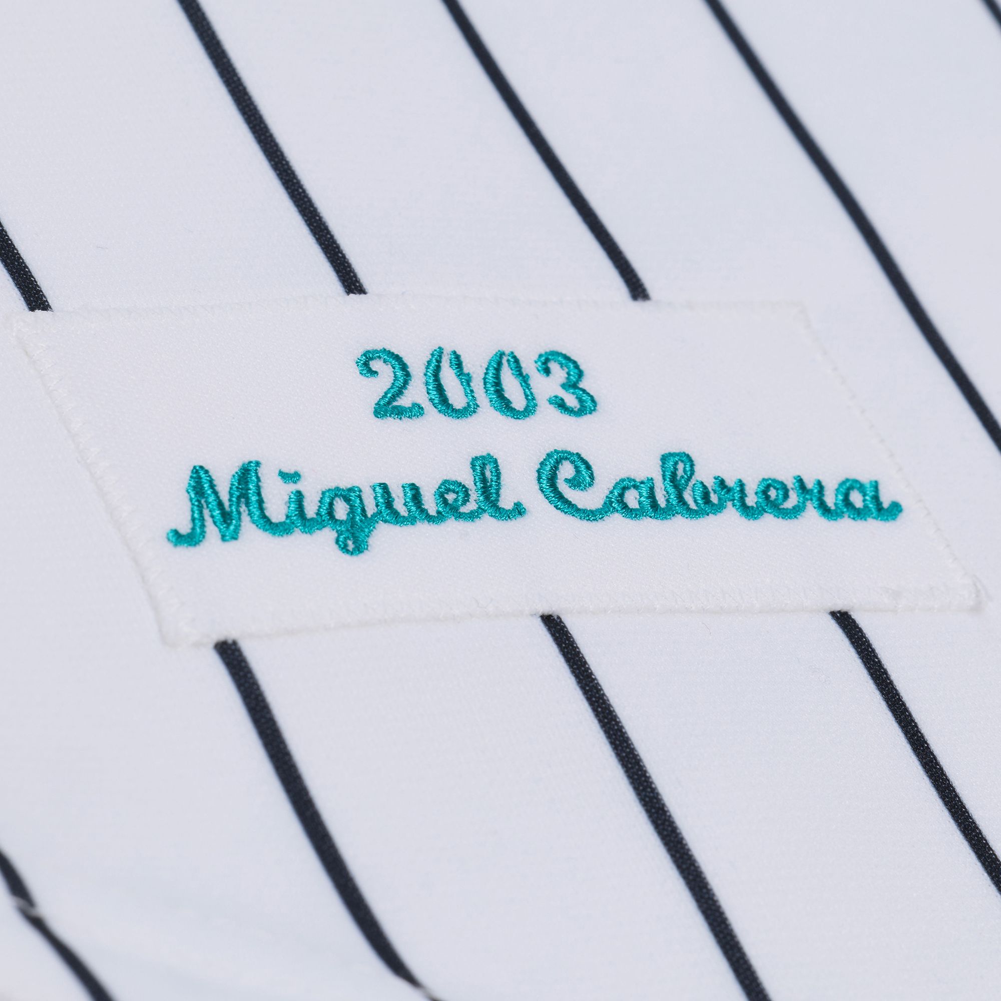 Mitchell & Ness Men's Miami Marlins Melky Cabrera #53 White Authentic Home Jersey product image