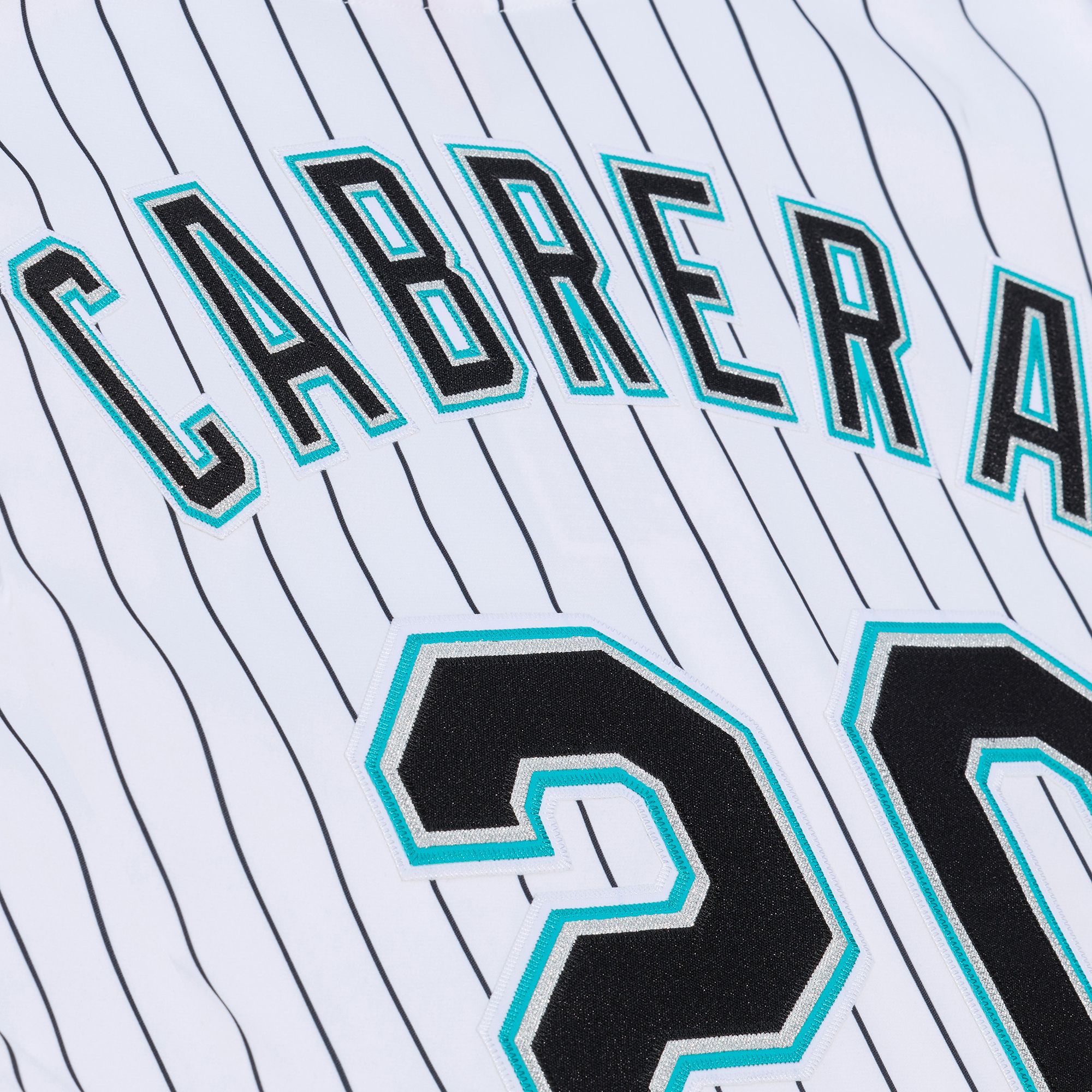 Mitchell & Ness Men's Miami Marlins Melky Cabrera #53 White Authentic Home Jersey product image