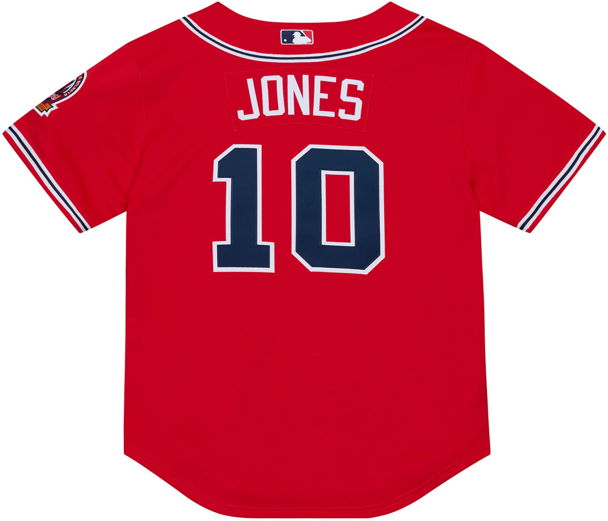 Mitchell & Ness Men's Atlanta Braves Chipper Jones #10 Red Authentic Alternate Jersey product image