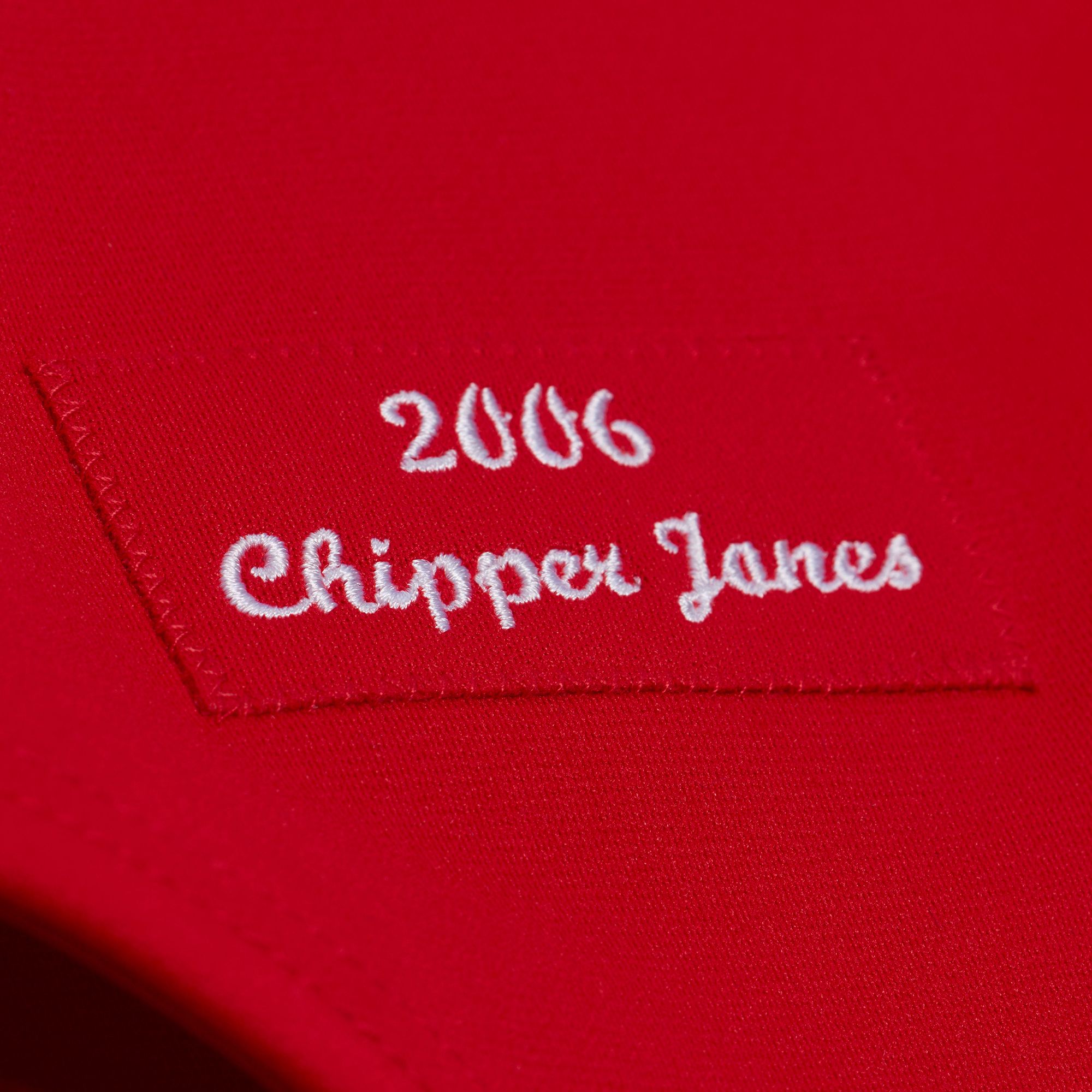 Mitchell & Ness Men's Atlanta Braves Chipper Jones #10 Red Authentic Alternate Jersey product image