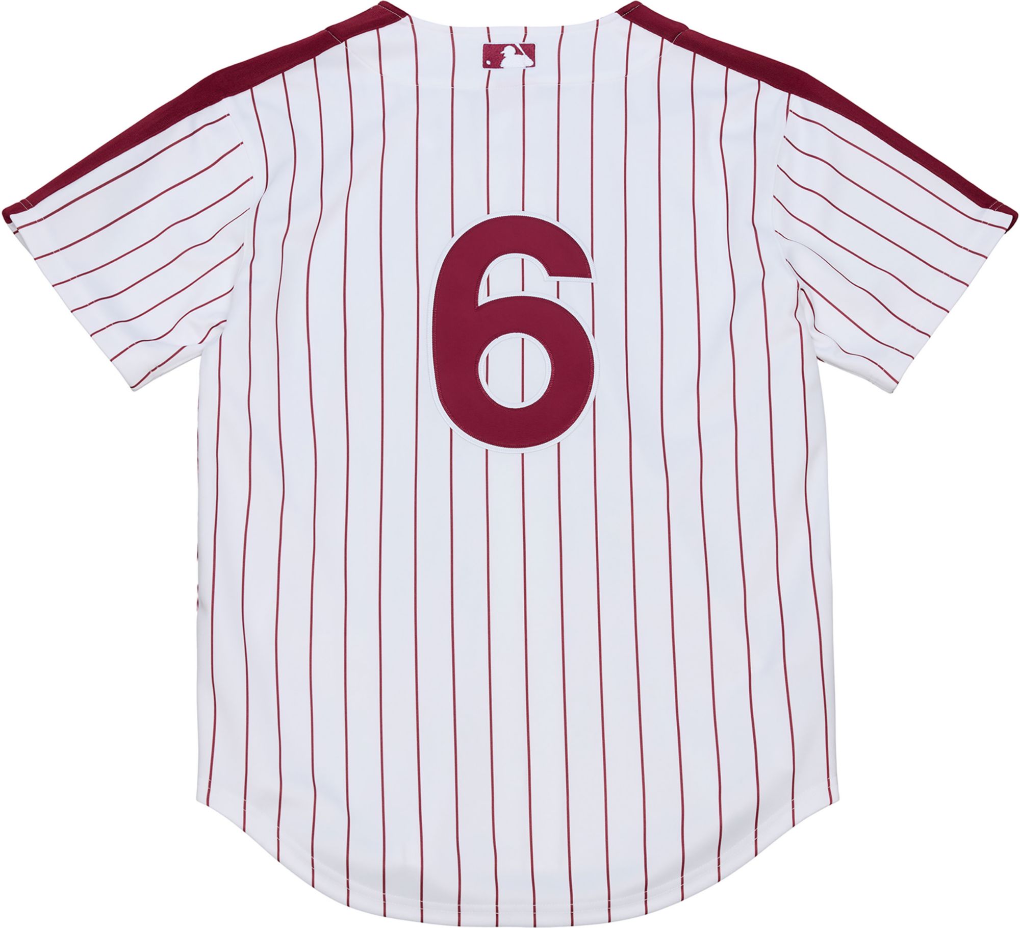 Mitchell & Ness Men's Philadelphia Phillies Jimmy Rollins #11 White Authentic Home Jersey product image