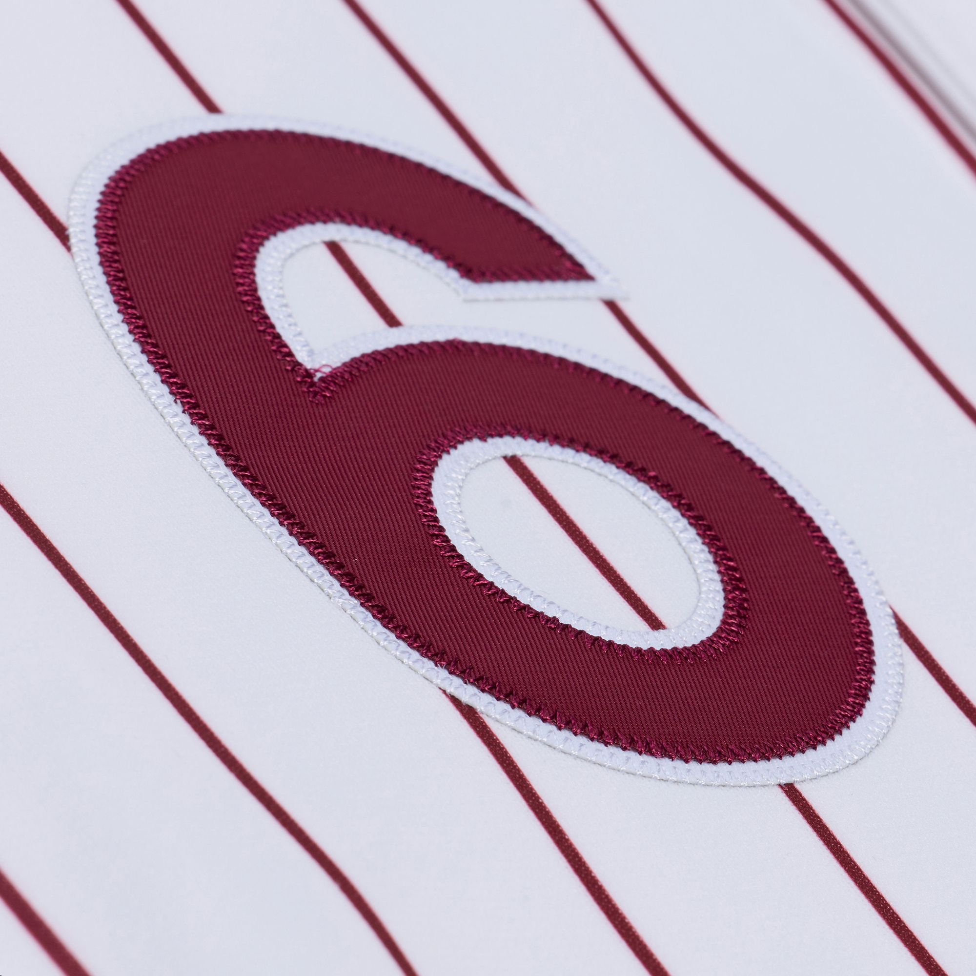 Mitchell & Ness Men's Philadelphia Phillies Jimmy Rollins #11 White Authentic Home Jersey product image