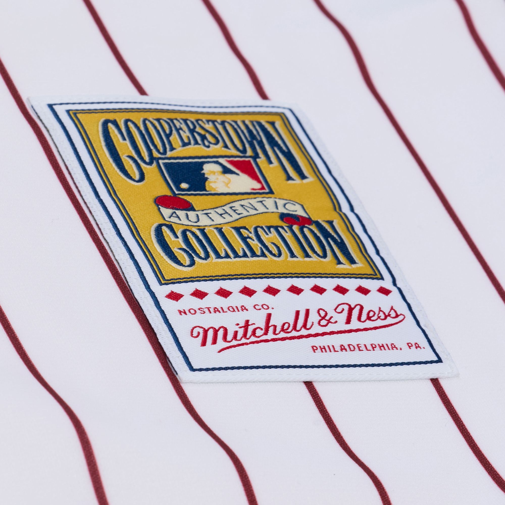 Mitchell & Ness Men's Philadelphia Phillies Jimmy Rollins #11 White Authentic Home Jersey product image