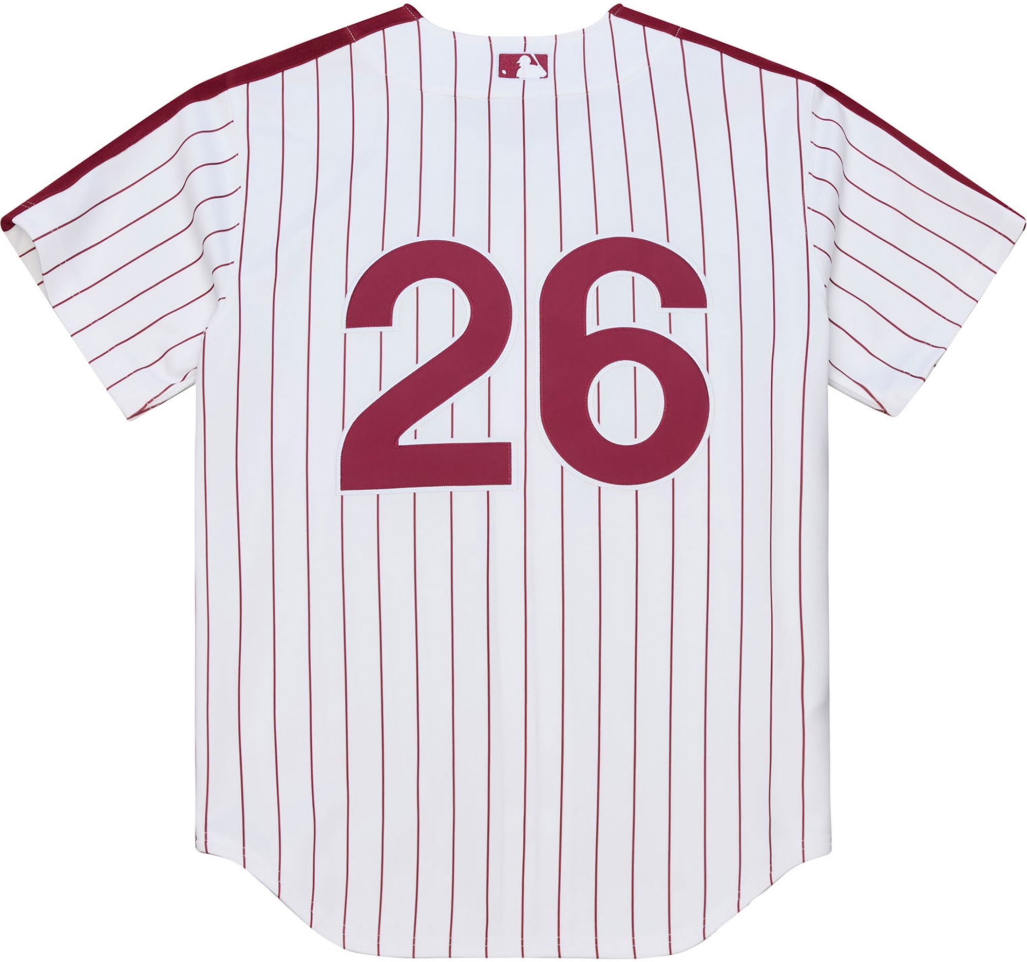 Mitchell & Ness Men's Philadelphia Phillies Chase Utley #26 White Authentic Home Jersey product image