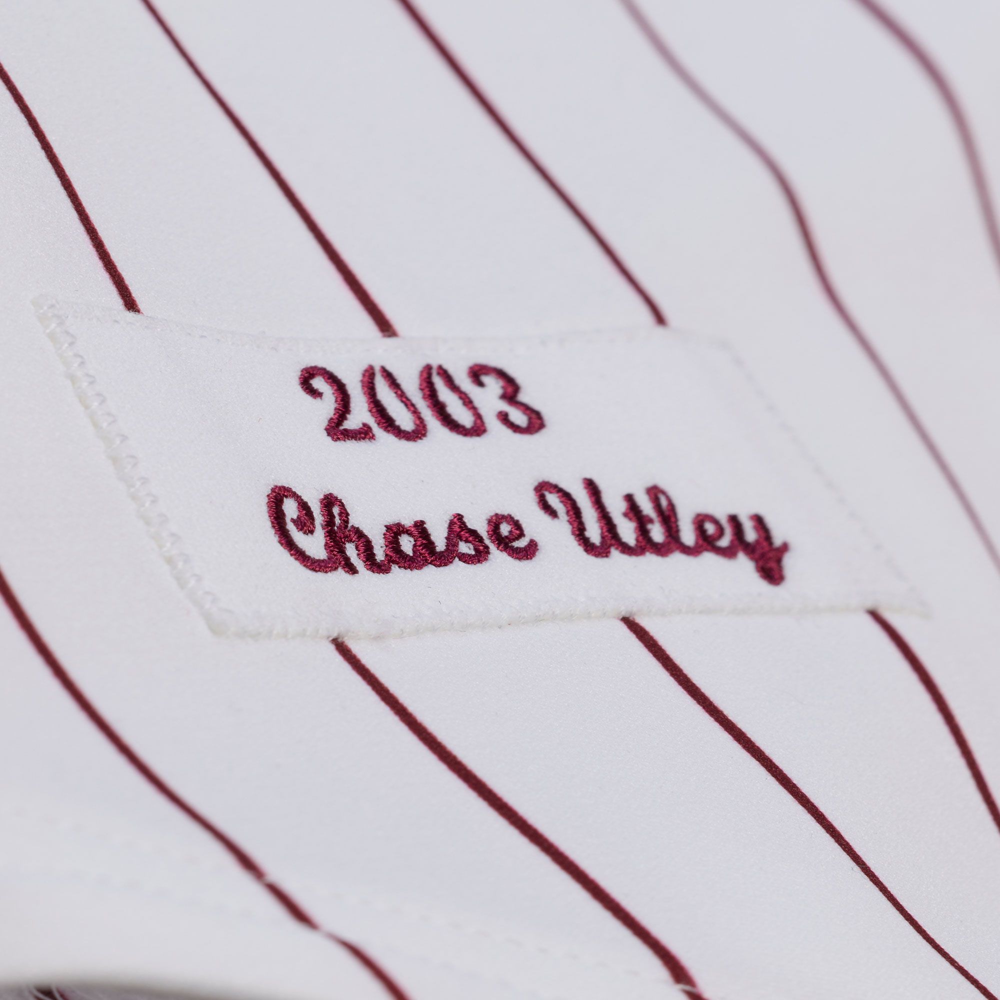 Mitchell & Ness Men's Philadelphia Phillies Chase Utley #26 White Authentic Home Jersey product image