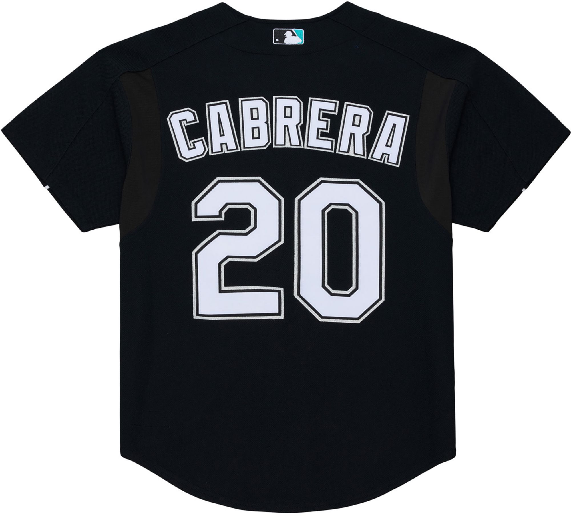 Mitchell & Ness Men's Miami Marlins Melky Cabrera #53 Black Mesh Alternate Jersey product image