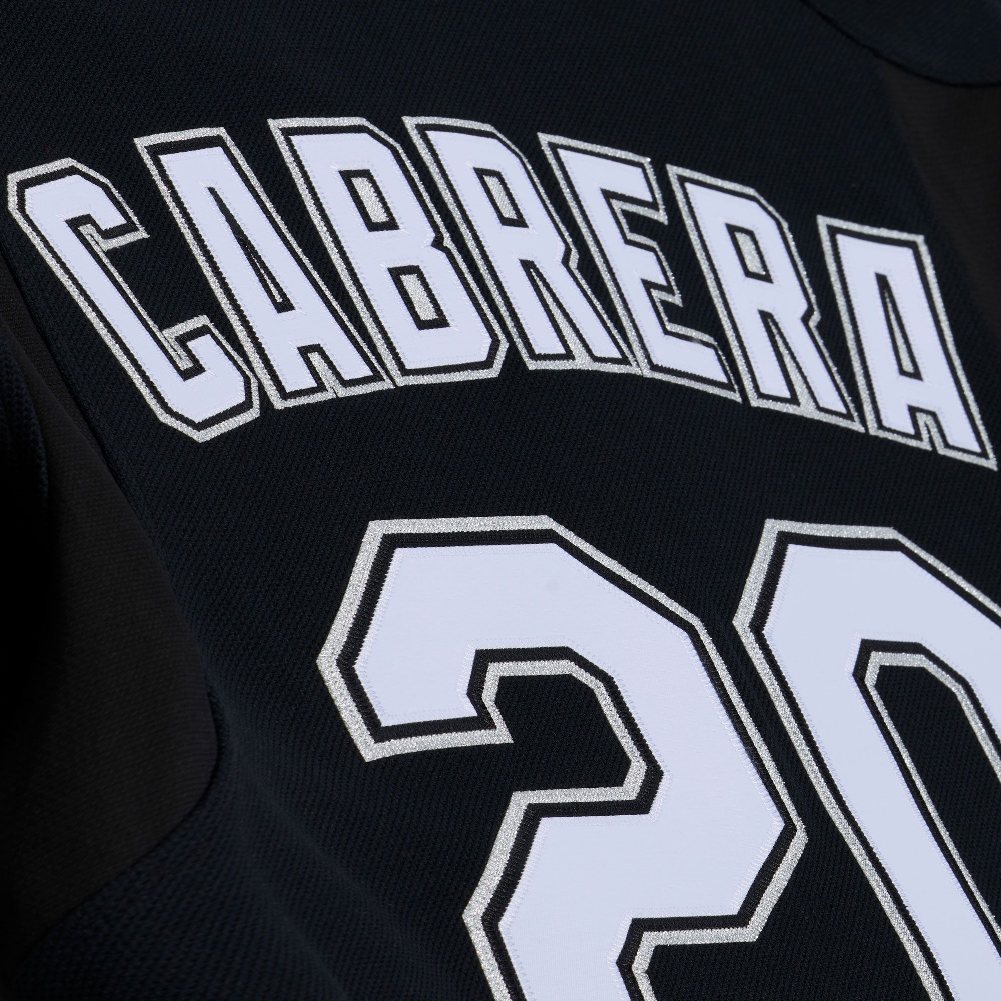 Mitchell & Ness Men's Miami Marlins Melky Cabrera #53 Black Mesh Alternate Jersey product image