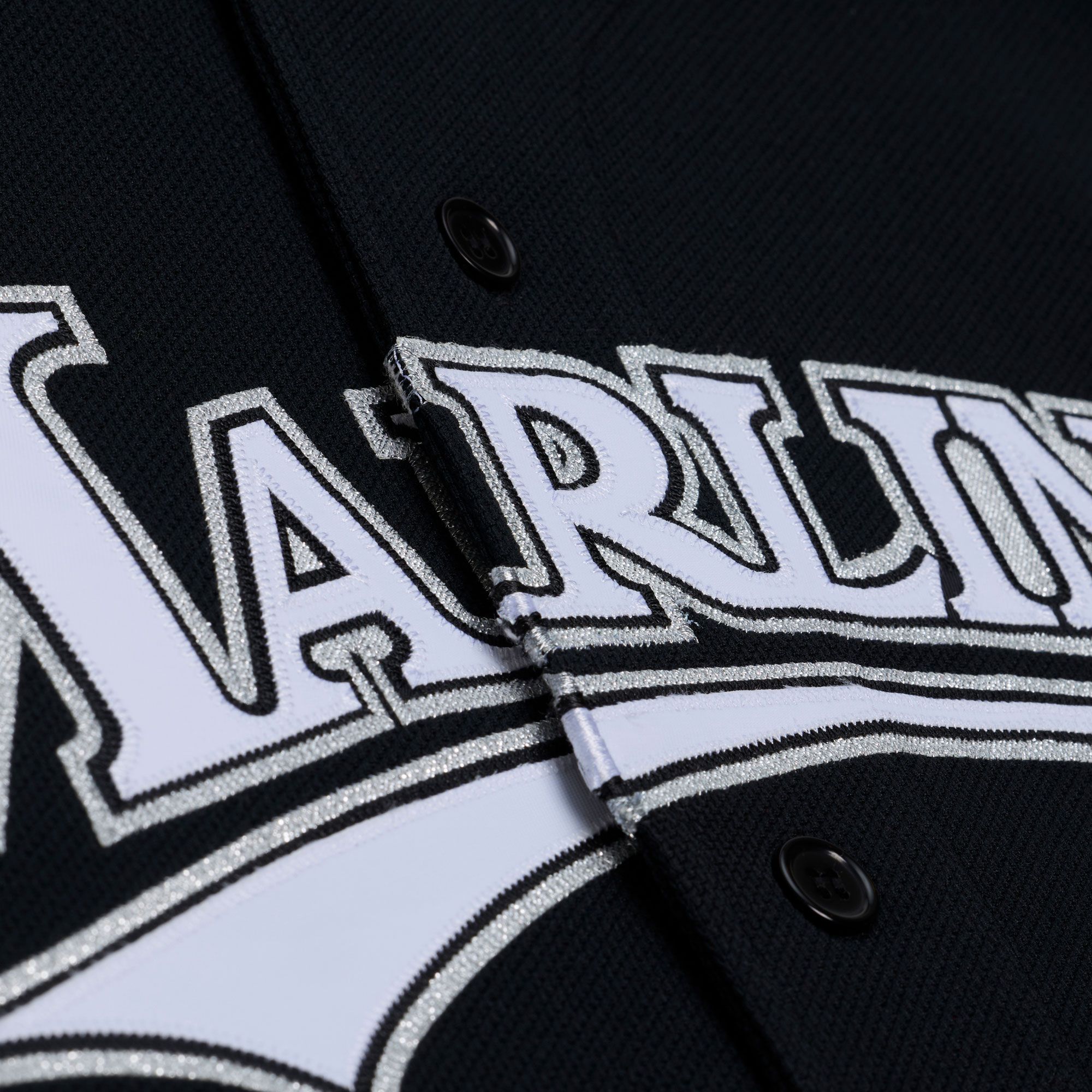 Mitchell & Ness Men's Miami Marlins Melky Cabrera #53 Black Mesh Alternate Jersey product image