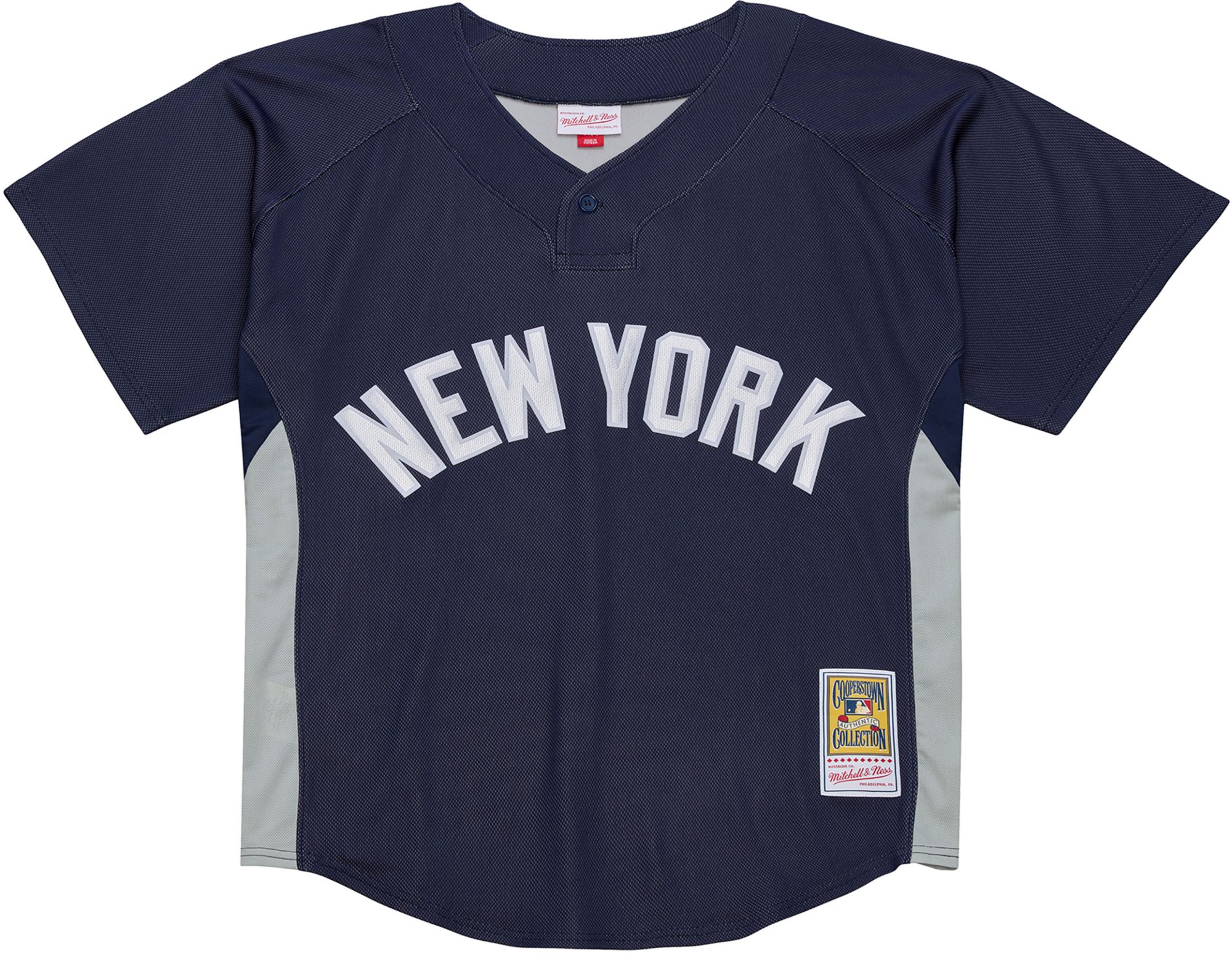 Mitchell & Ness Men's New York Yankees CC Sabathia #52 Navy Mesh Alternate Jersey product image