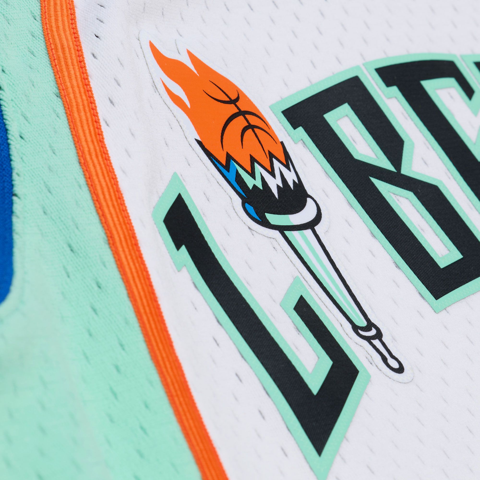 Mitchell & Ness Men's New York Liberty White Rebecca Lobo Retro Jersey product image