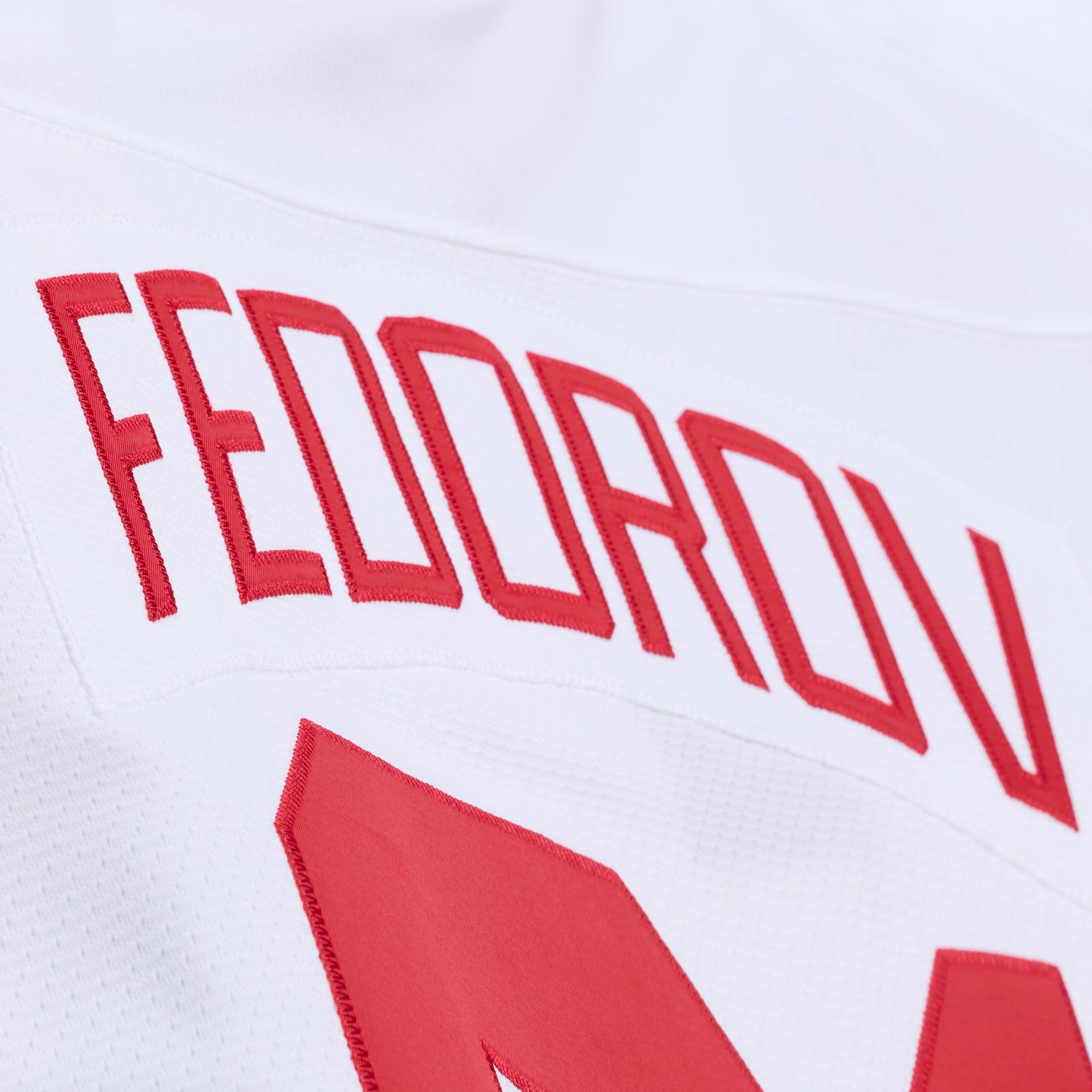Mitchell & Ness Men's Detroit Red Wings Sergei Fedorov #91 White 1996 Vintage Jersey product image