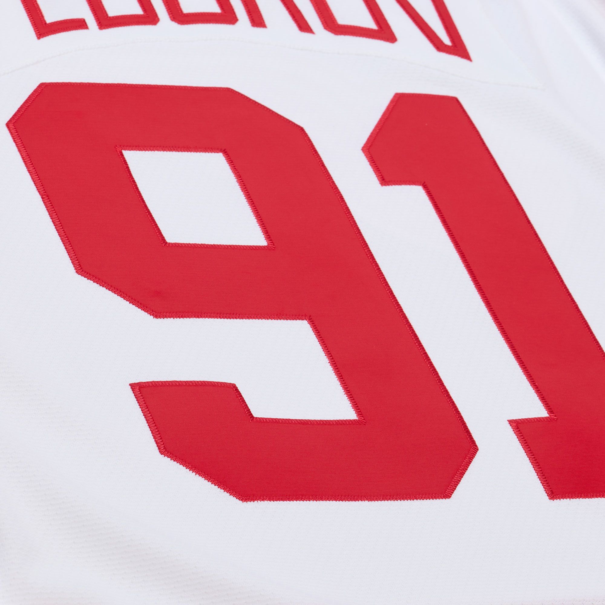 Mitchell & Ness Men's Detroit Red Wings Sergei Fedorov #91 White 1996 Vintage Jersey product image