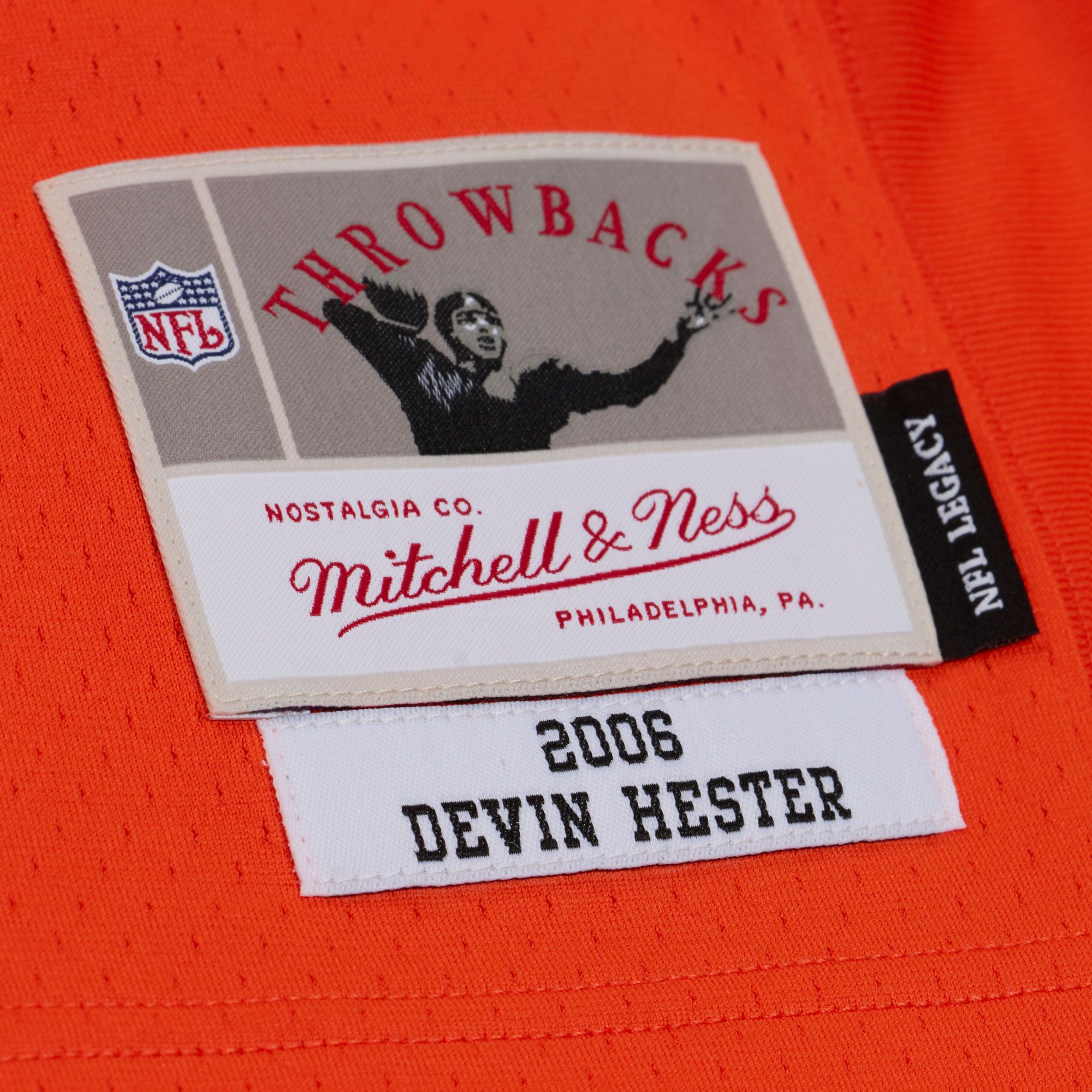 Mitchell & Ness Men's Chicago Bears Orange Devin Hester #23 Jersey product image