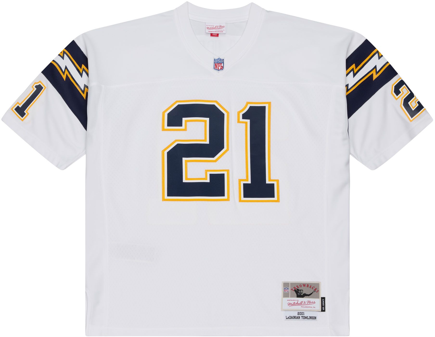 Mitchell & Ness Men's Los Angeles Chargers White LaDainian