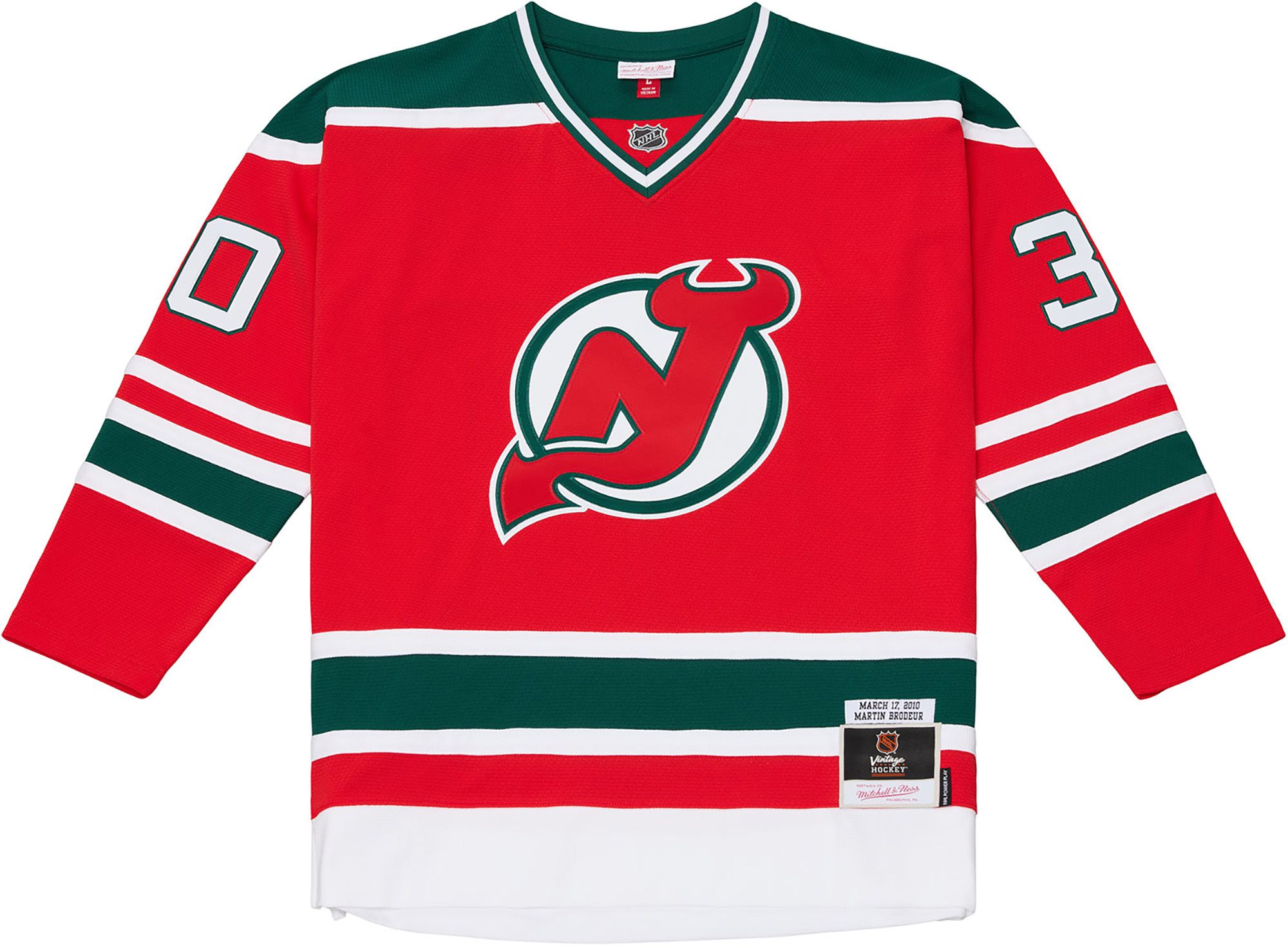 Mitchell & Ness Men's New Jersey Devils Martin Brodeur Premier Player Jersey product image