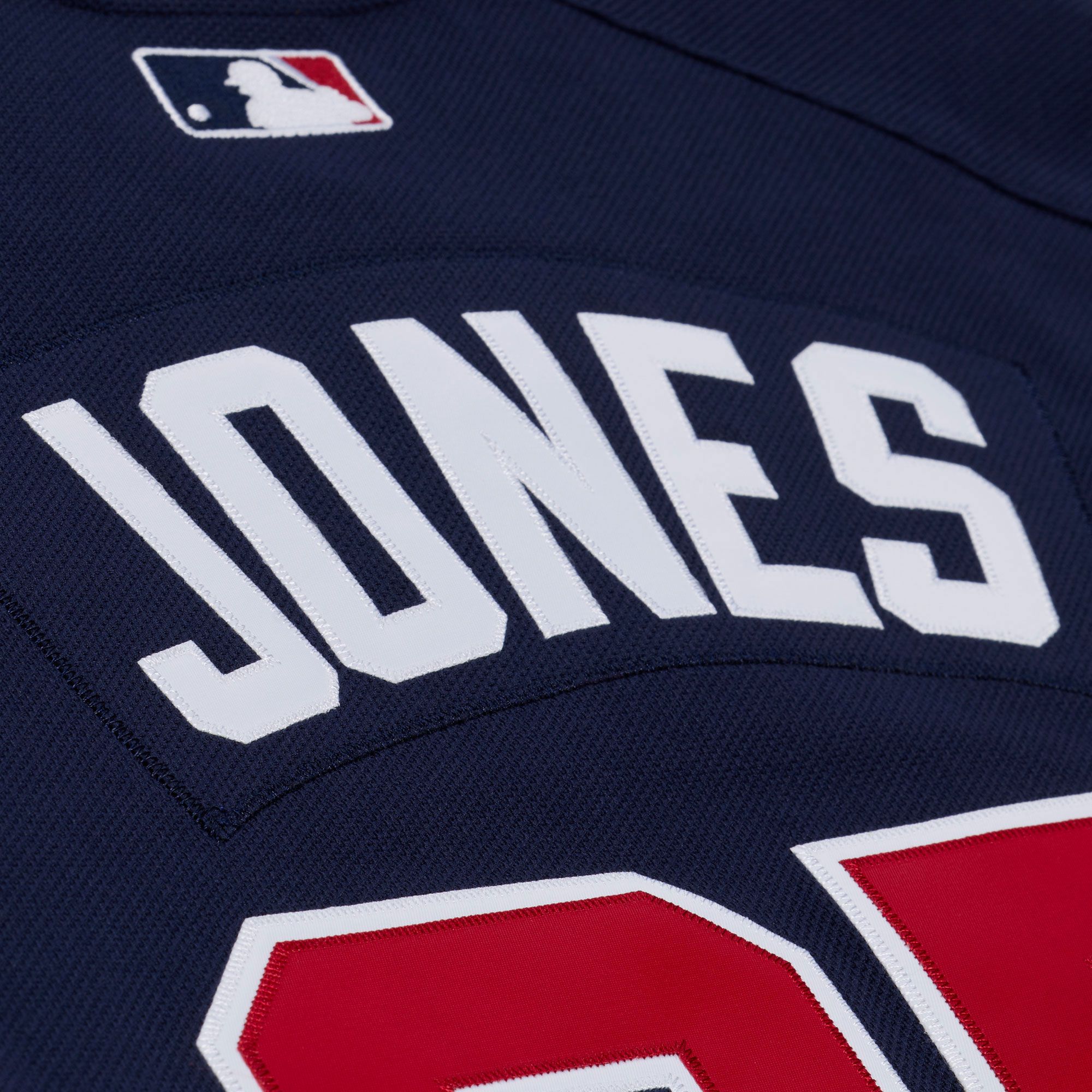 Mitchell & Ness Men's Atlanta Braves Andruw Jones #25 Navy Mesh Jersey product image