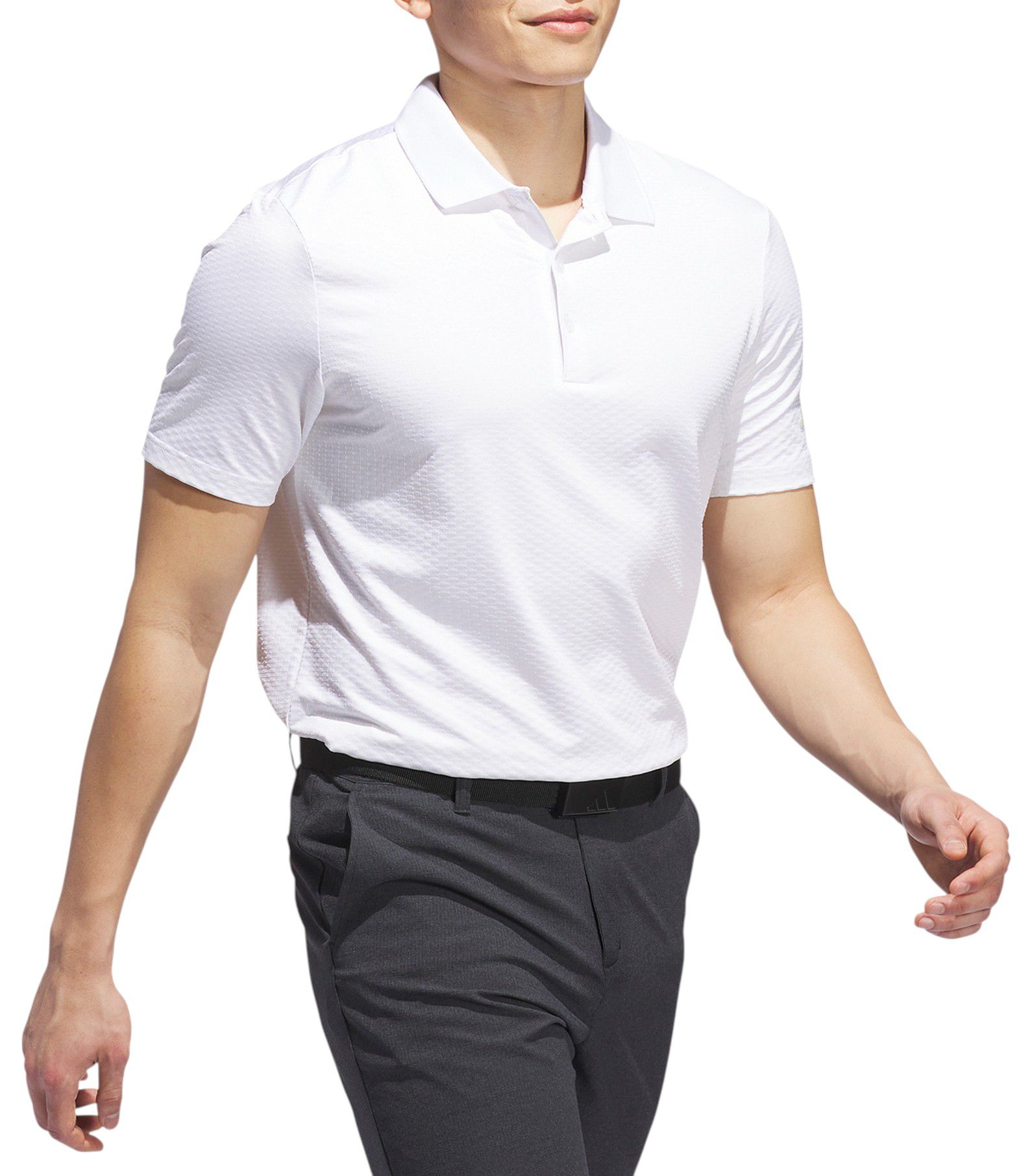 adidas Men's Beyond Textured Polo Golf Shirt product image