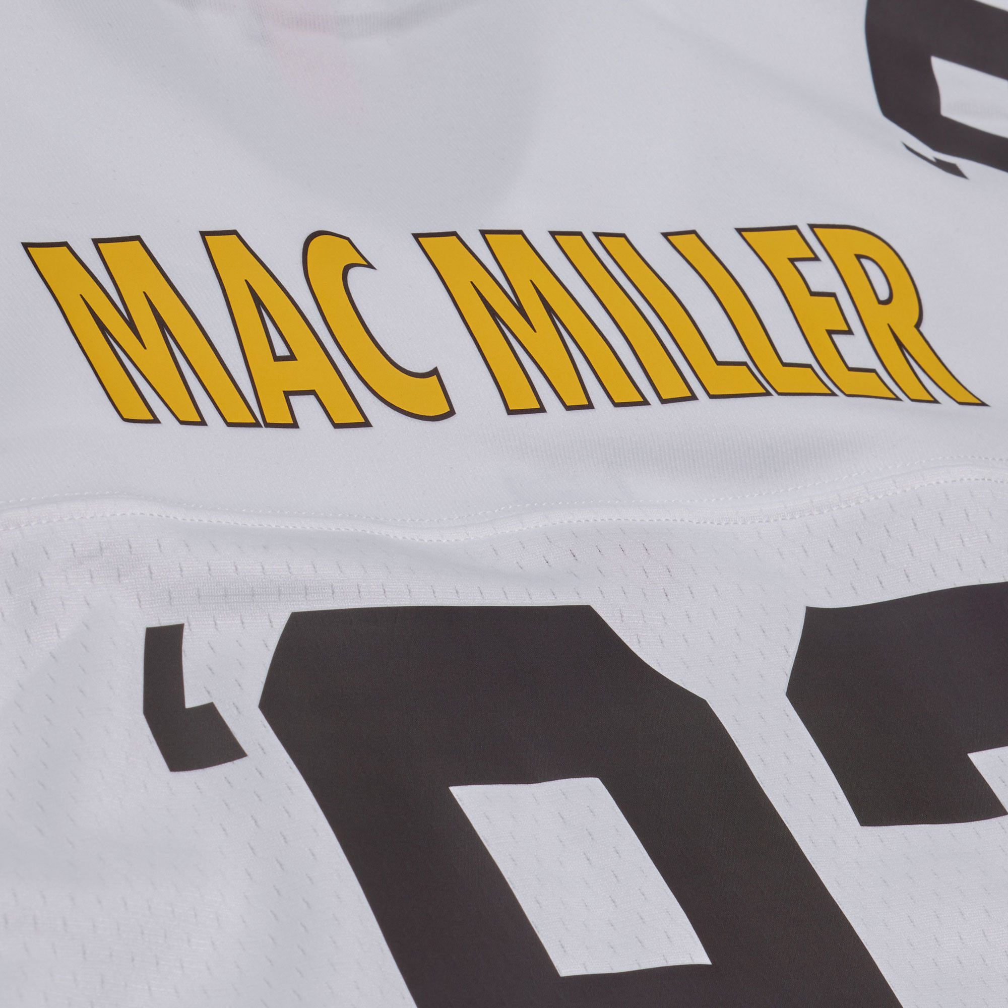 Mitchell & Ness Men's NFL Pittsburgh Steelers x Mac Miller White Legacy Jersey product image