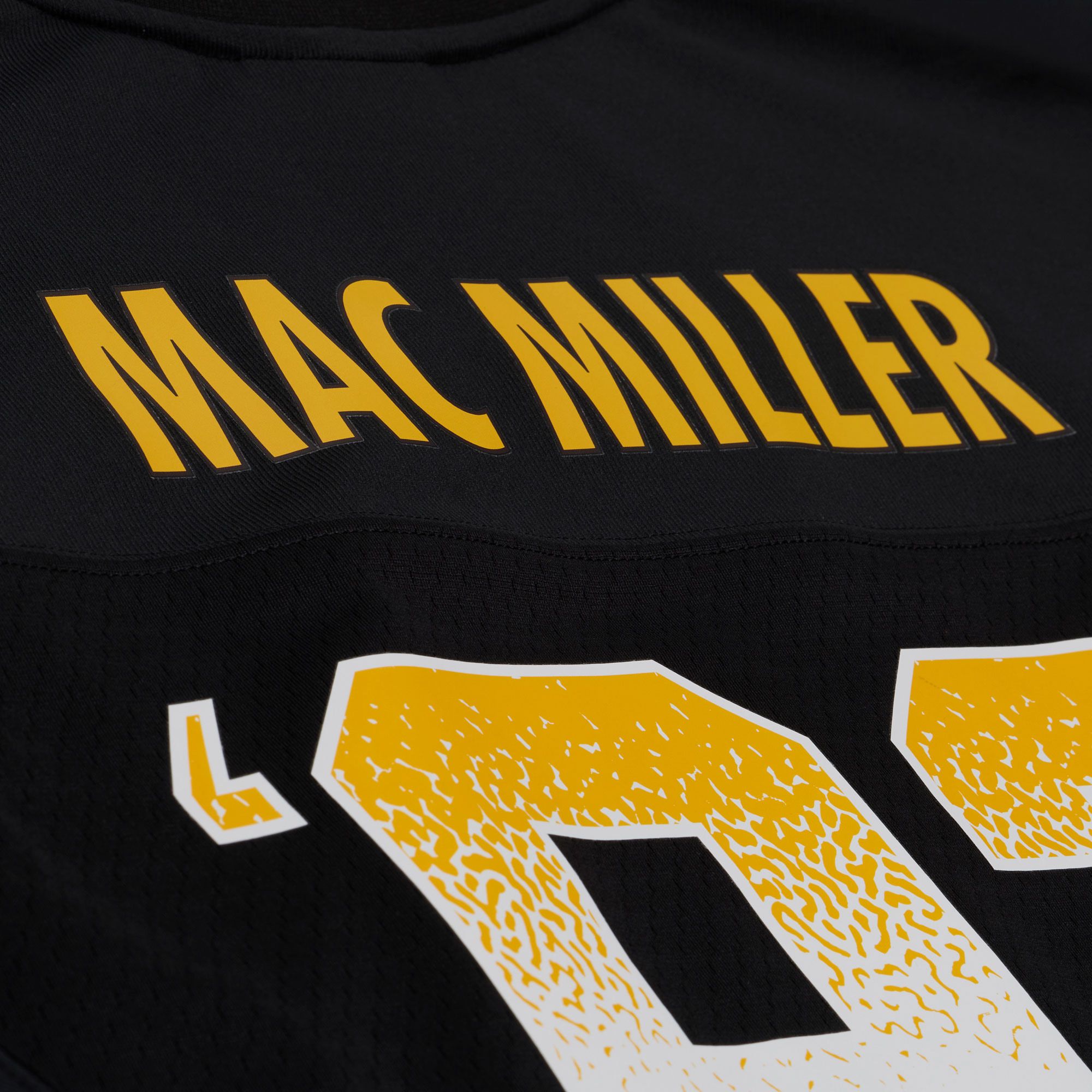 Mitchell & Ness Men's NFL Pittsburgh Steelers x Mac Miller Black Legacy Jersey product image
