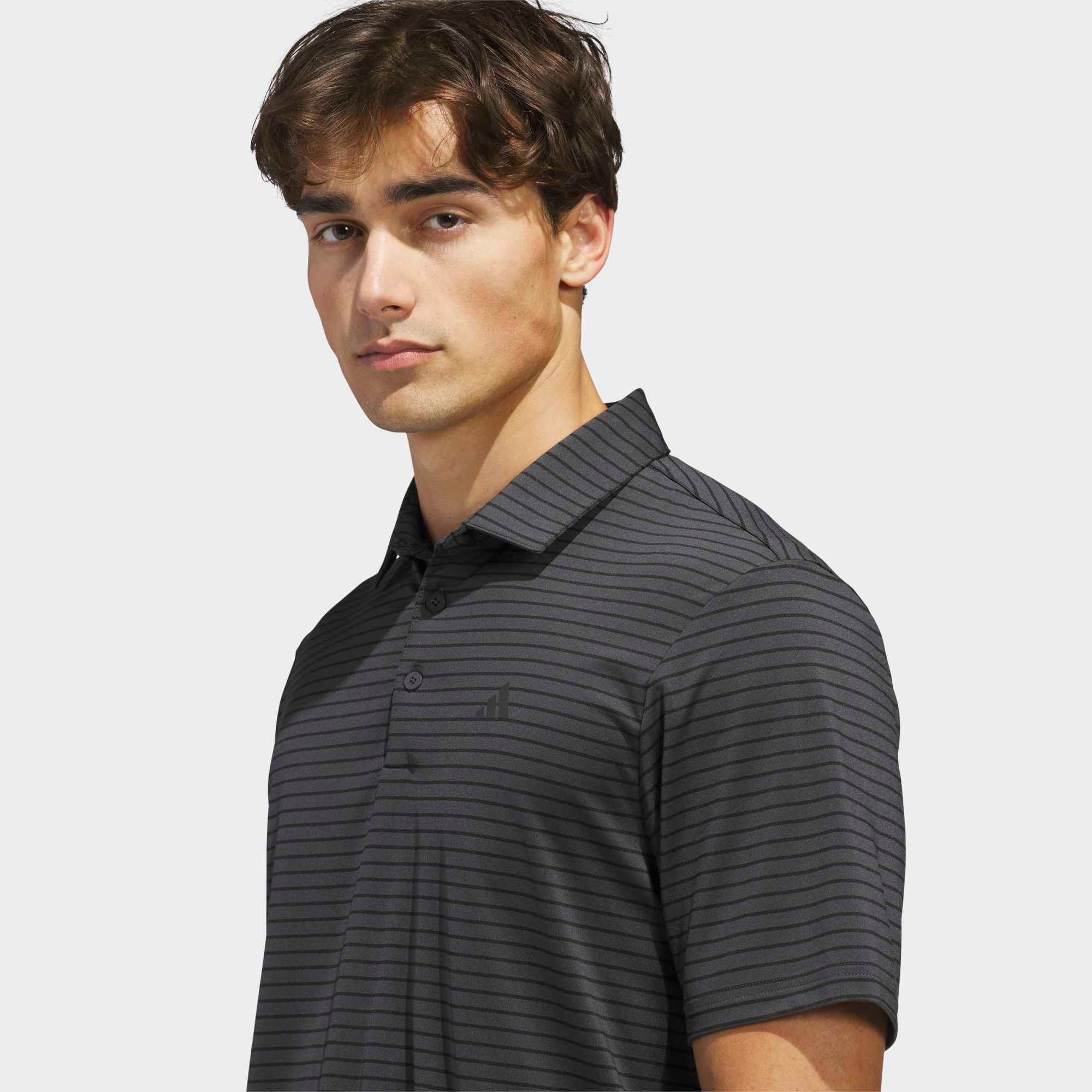 adidas Men's Performance Two-Color Stripe Golf Polo product image