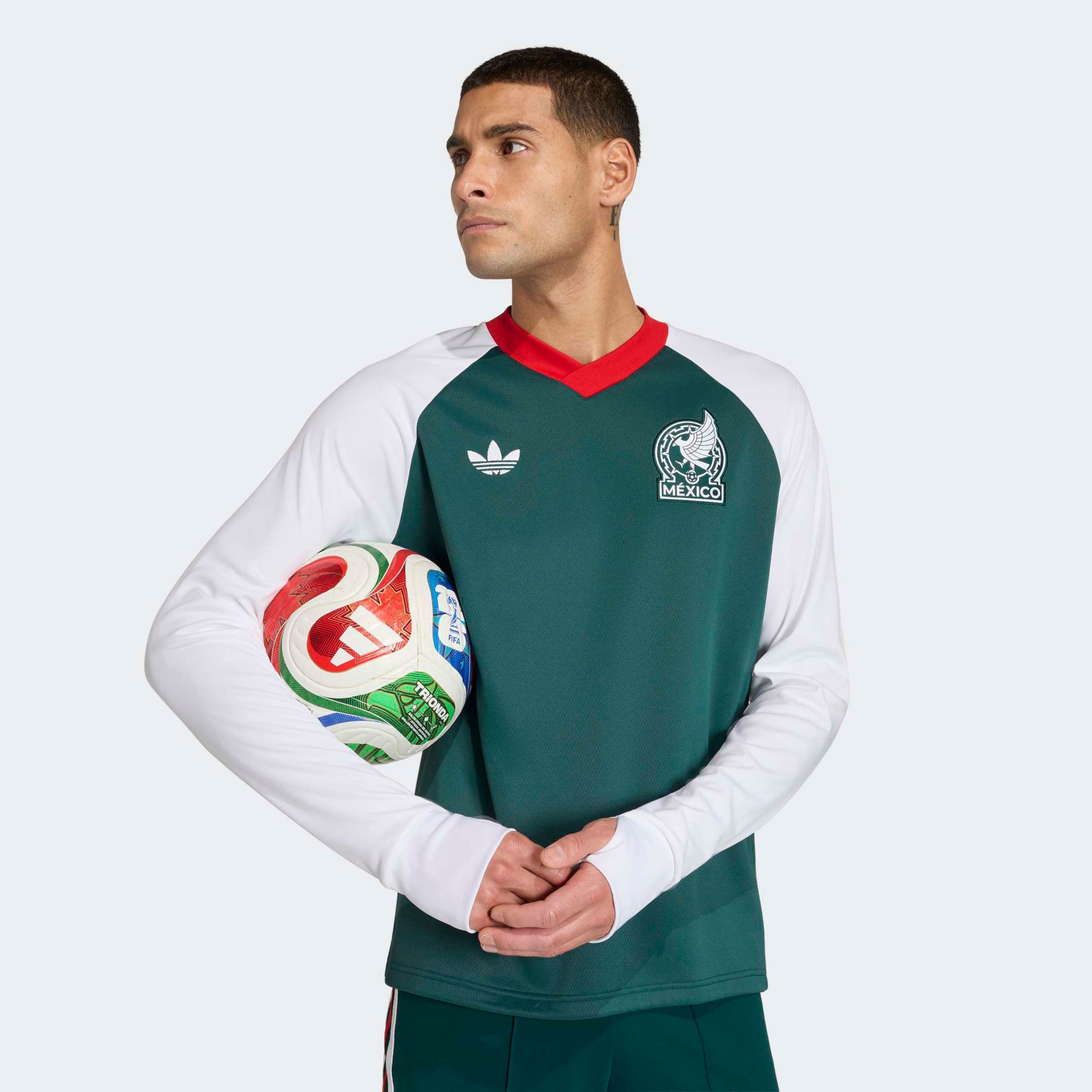 adidas Adult Mexico 2026 Away Long Sleeve Prematch Jersey product image