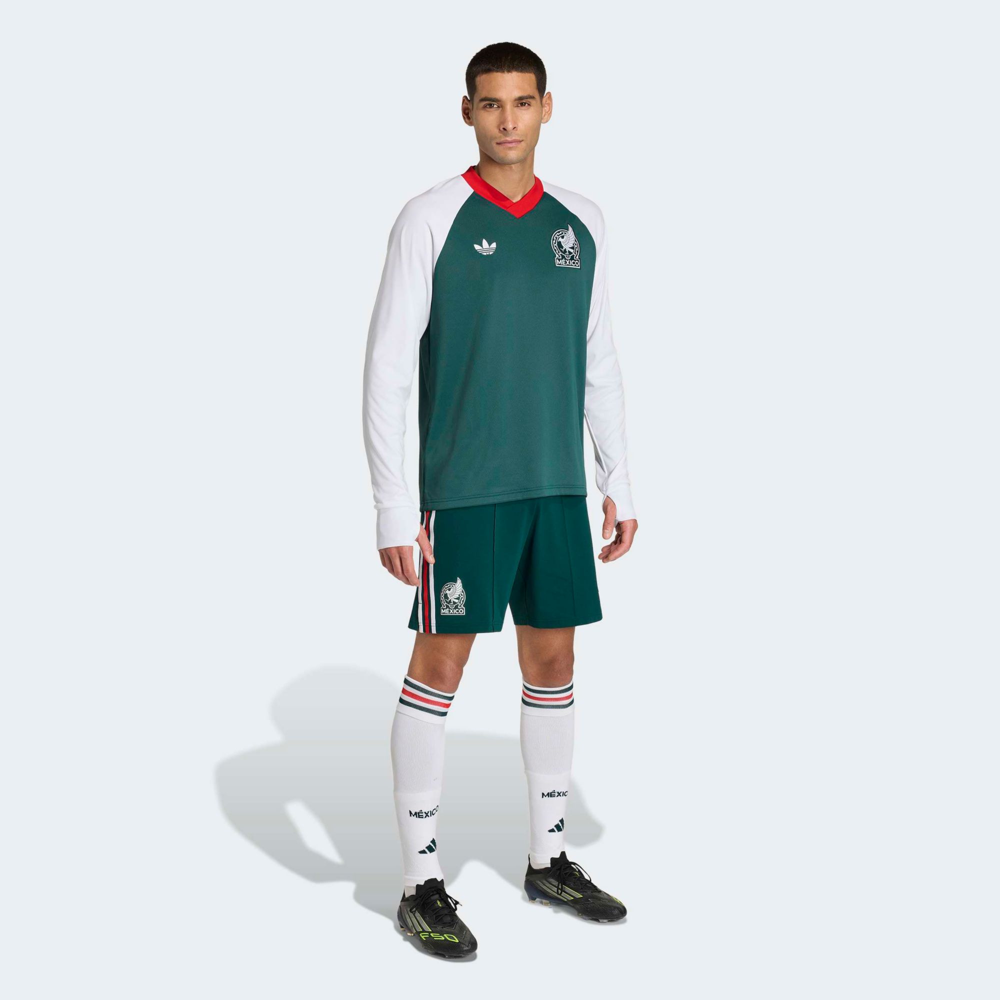 adidas Adult Mexico 2026 Away Long Sleeve Prematch Jersey product image