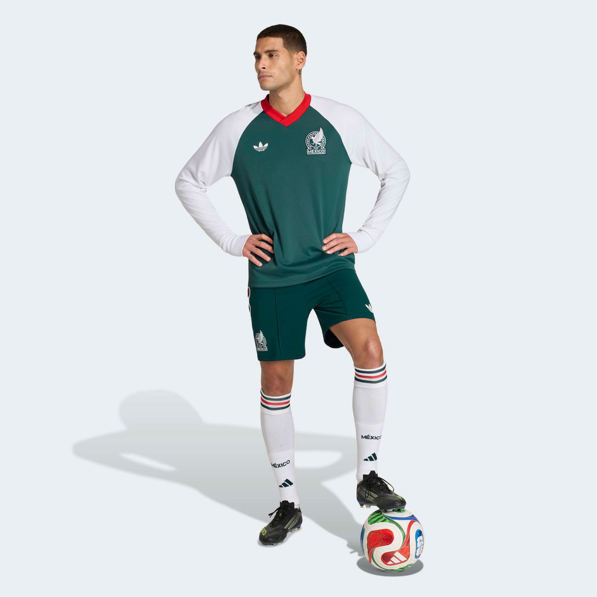 adidas Adult Mexico 2026 Away Long Sleeve Prematch Jersey product image
