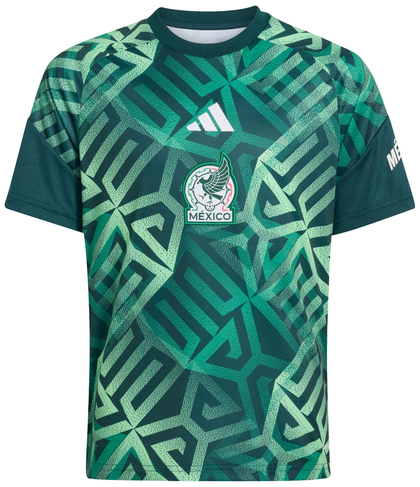 adidas Youth Mexico Green 2026 Home Prematch Jersey product image