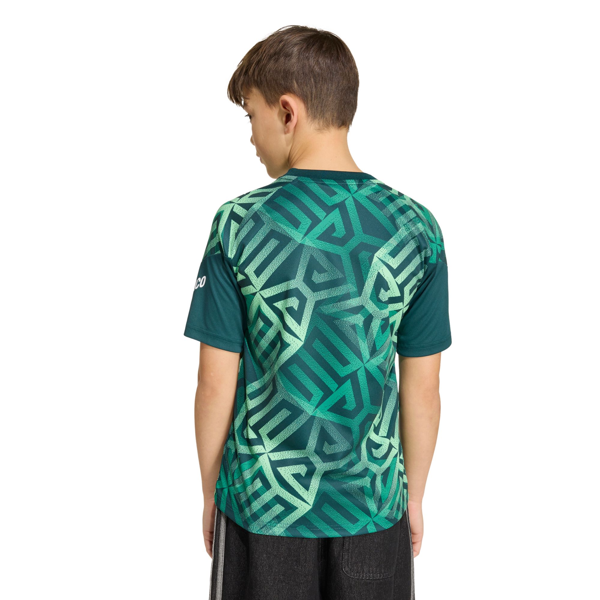 adidas Youth Mexico Green 2026 Home Prematch Jersey product image