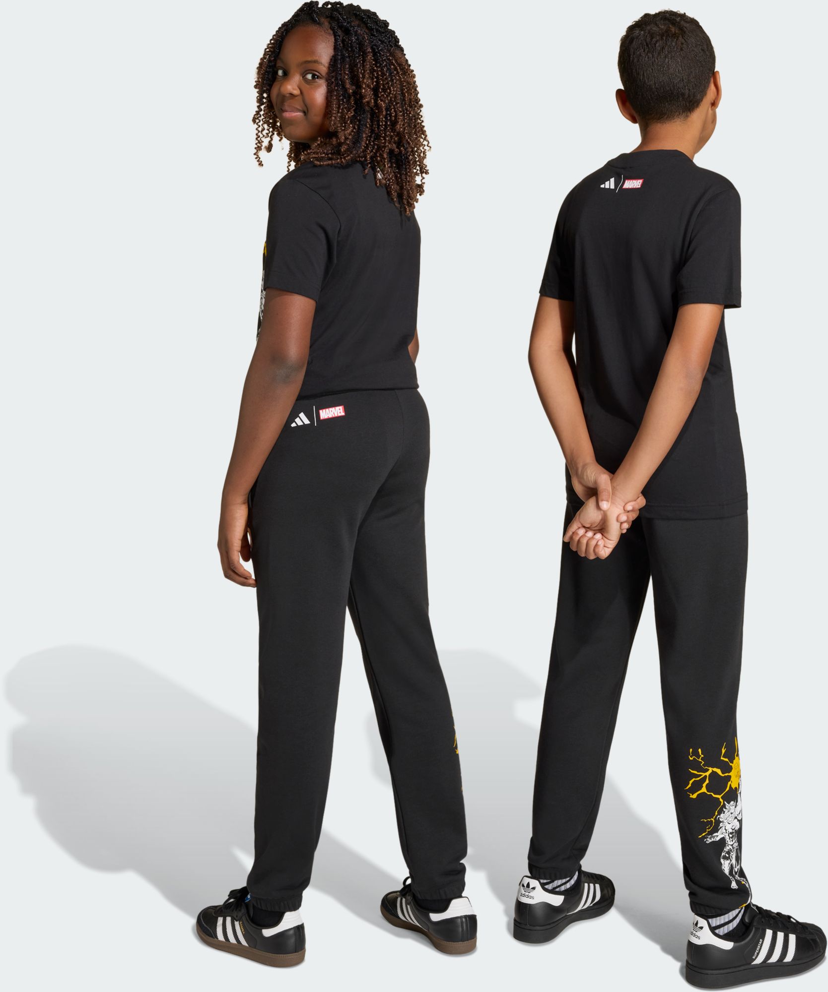adidas Youth Real Madrid x Avengers Black Track Pants product image