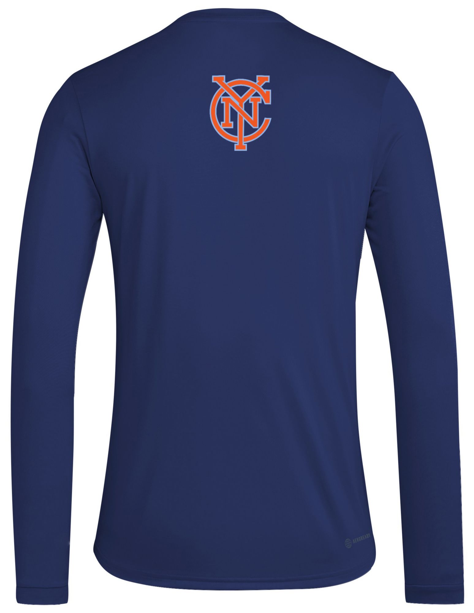 adidas Men's New York City FC 2025-26 Black Jersey Hook Long Sleeve T-Shirt product image