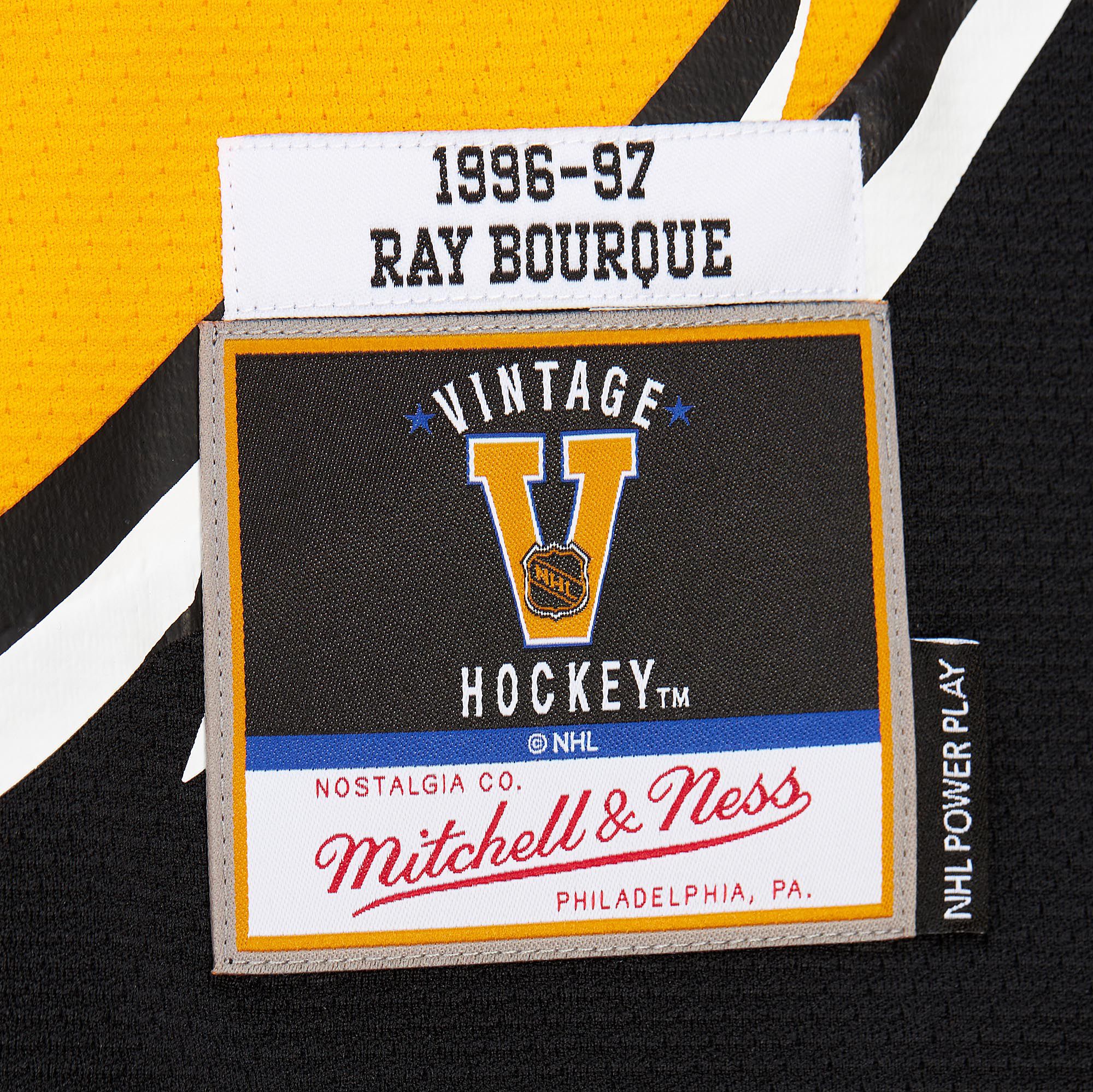 Mitchell & Ness Men's Boston Bruins Ray Bourque #77 1996 Vintage Alternate Replica Jersey product image